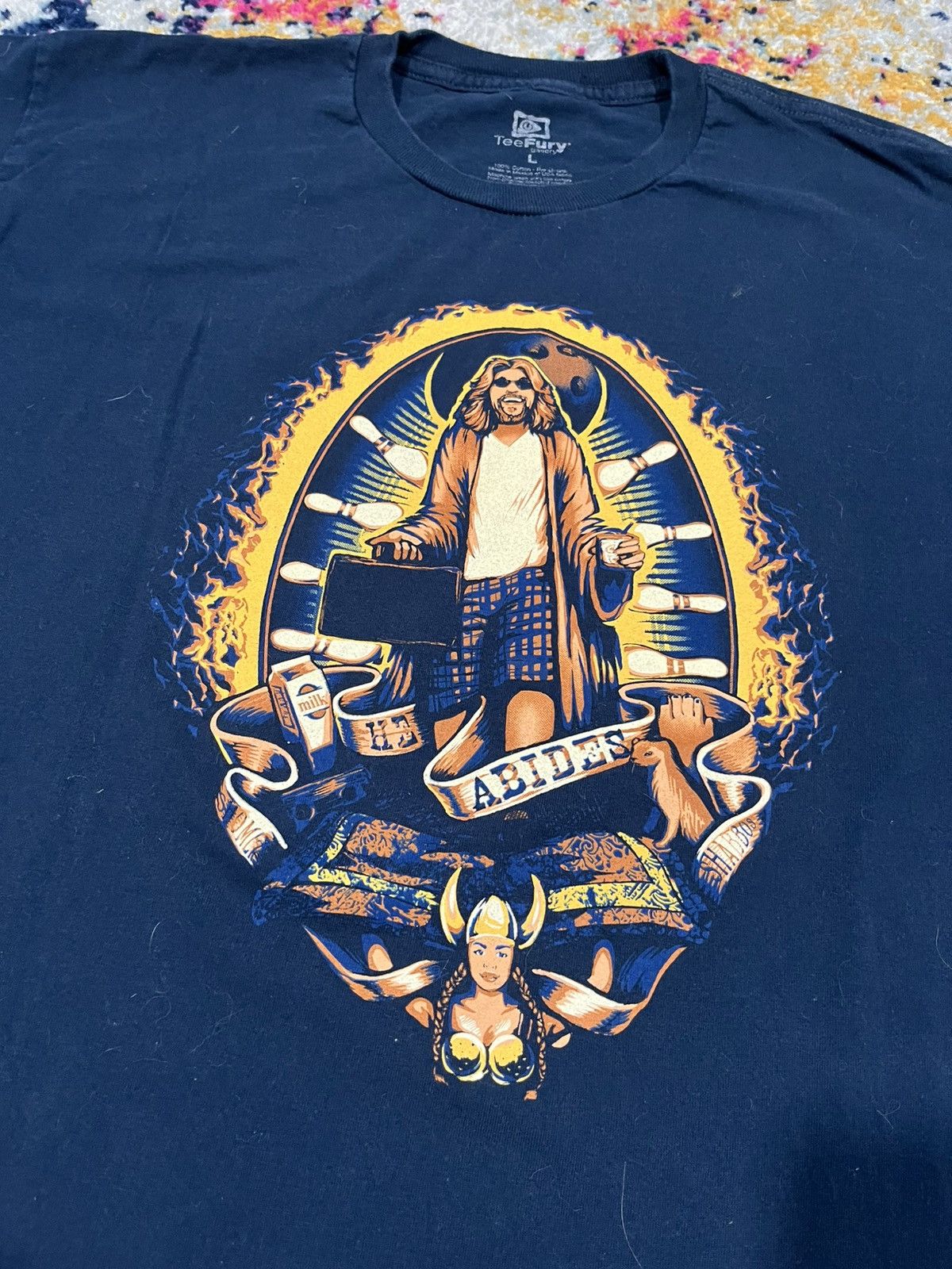 Teefury Big Lebowski shirt Large Size US L / EU 52-54 / 3 - 2 Thumbnail