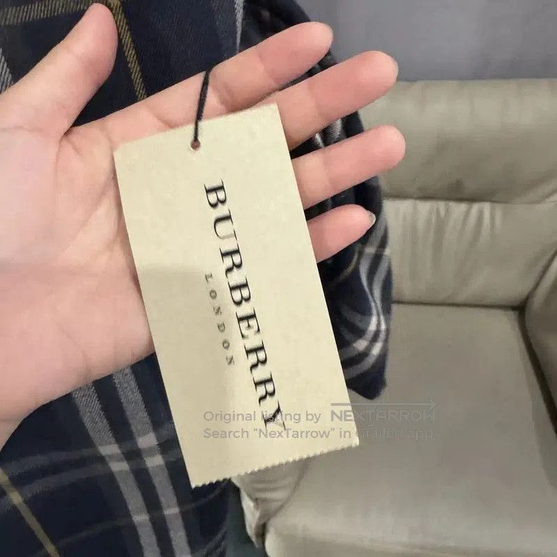 Burberry Burberry Blue Women's Cotton Midi Skirt. Size 23" - 7 Thumbnail