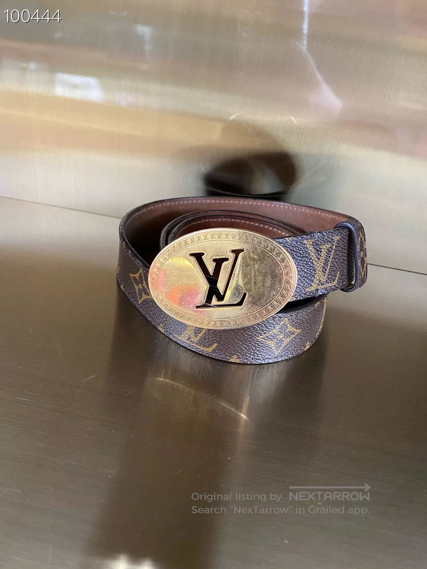Louis Vuitton LV Women's Monogram Belt 00325. Size ONE SIZE - 1 Thumbnail