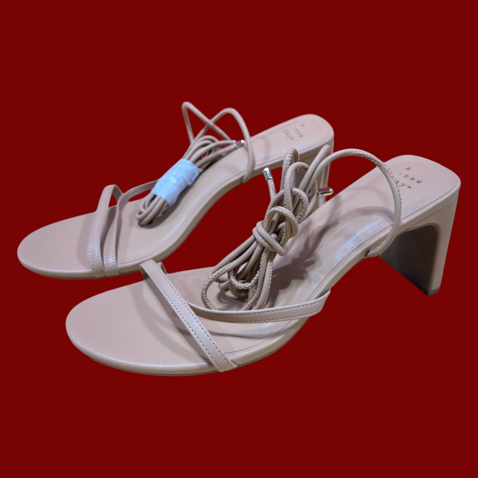 Other A New Day - Women's Lace Up Heels Sandals With Memory Foam I Size US 10 / IT 40 - 16 Thumbnail