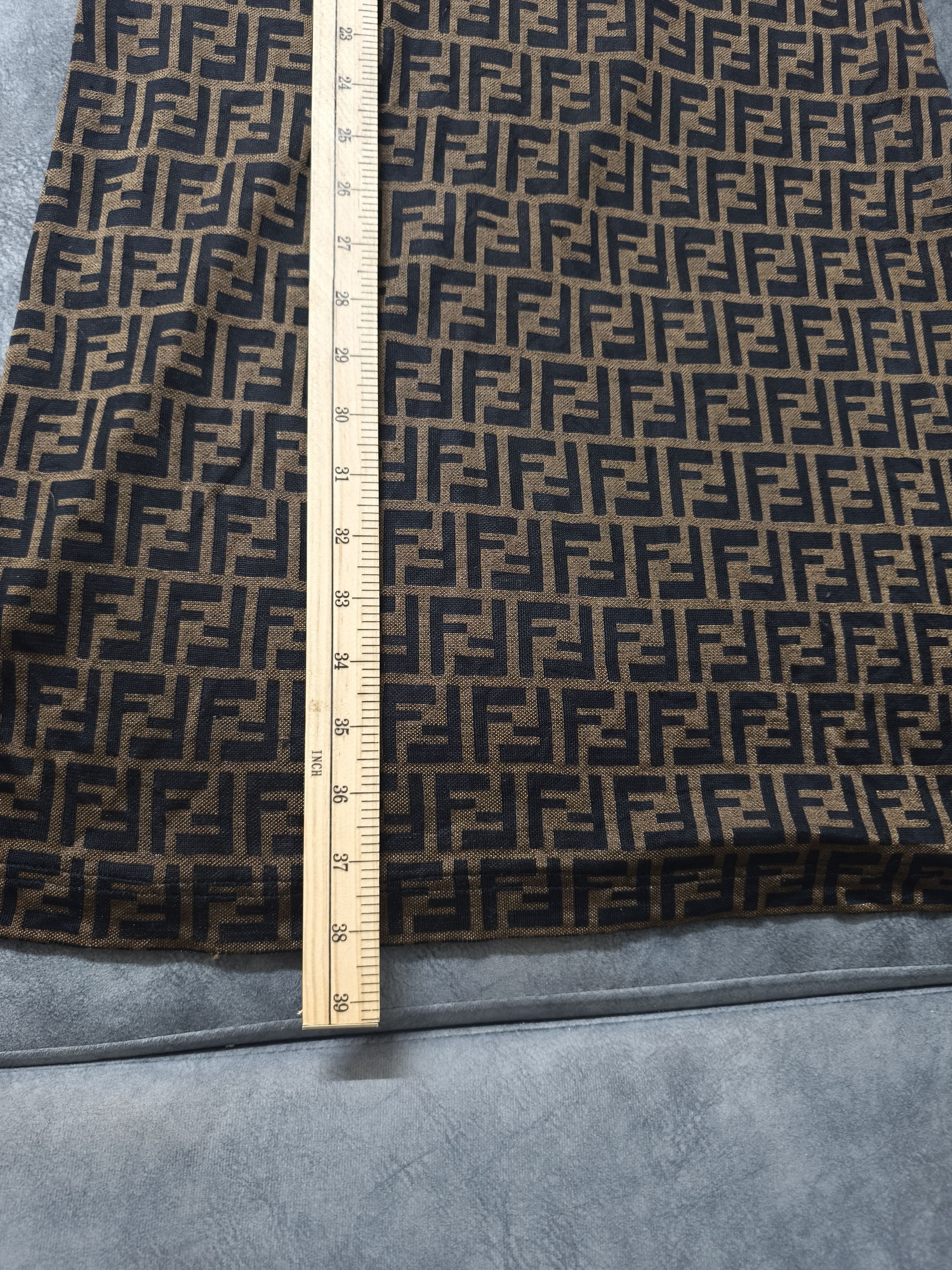 Fendi Archive Fendi Zucca Pattern Collared Dress 90s Era Size M / US 6-8 / IT 42-44 - 9 Thumbnail