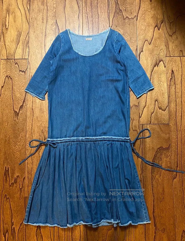 Kapital Kapital Denim dress KP fur pleated skirt Size XS / US 0-2 / IT 36-38 - 1 Thumbnail