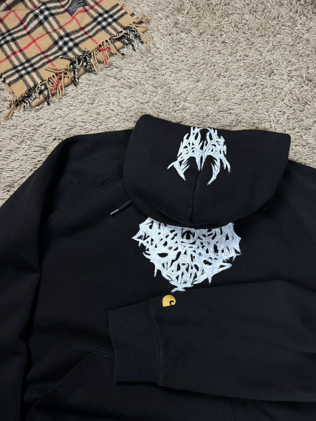 Carhartt Hoodie Carhartt Sweat Cistom y2k original casual skate item Size US L / EU 52-54 / 3 - 2 Thumbnail