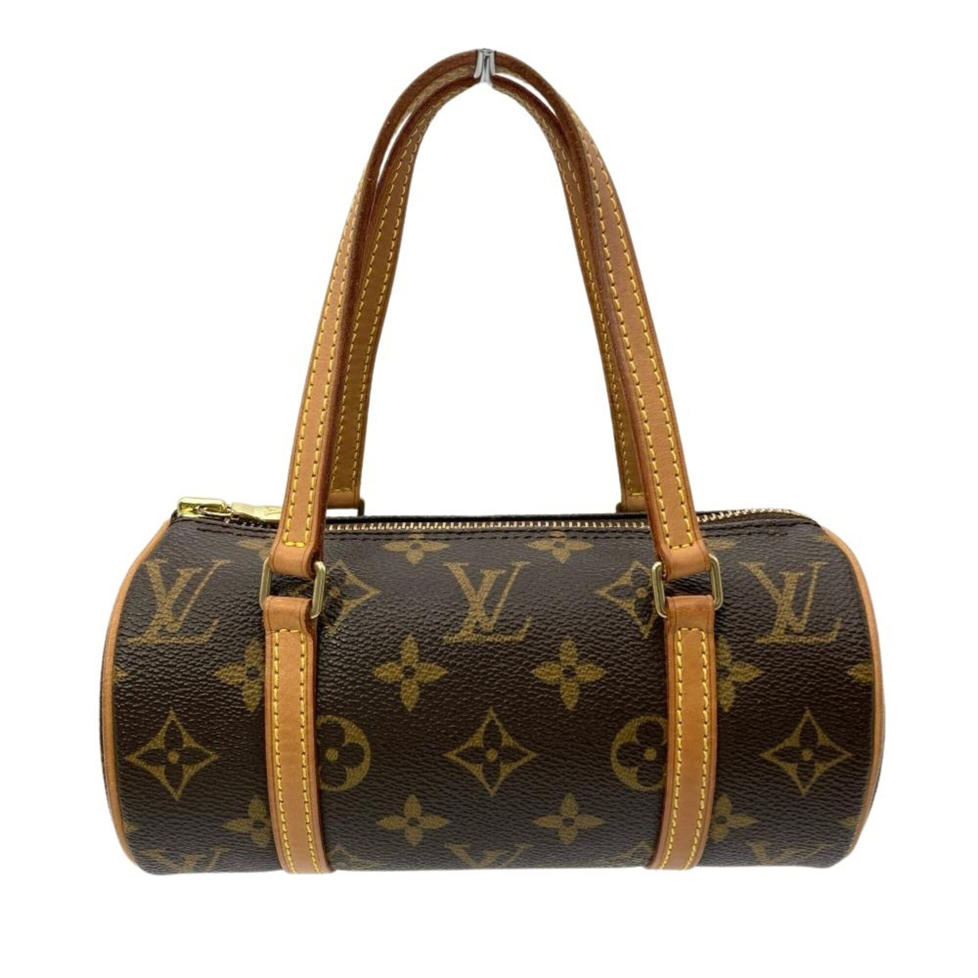 Louis Vuitton Louis Vuitton Papillon 19 Handbag, Monogram Canvas, M51389, Brown, Gold Hardware, DU0023, Women's Size ONE SIZE - 1 Thumbnail