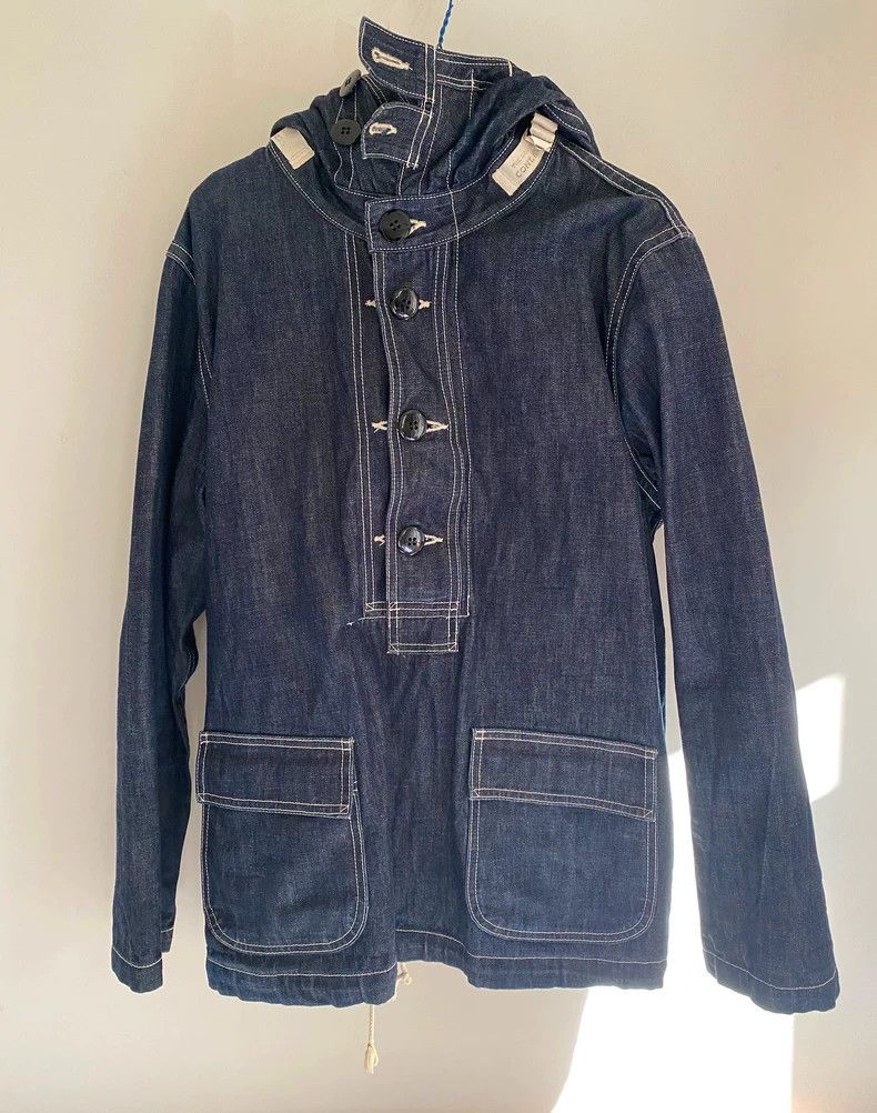 The Real McCoy's The Real McCoy Navy Denim Parka - US Navy Style Size US M / EU 48-50 / 2 - 2 Thumbnail