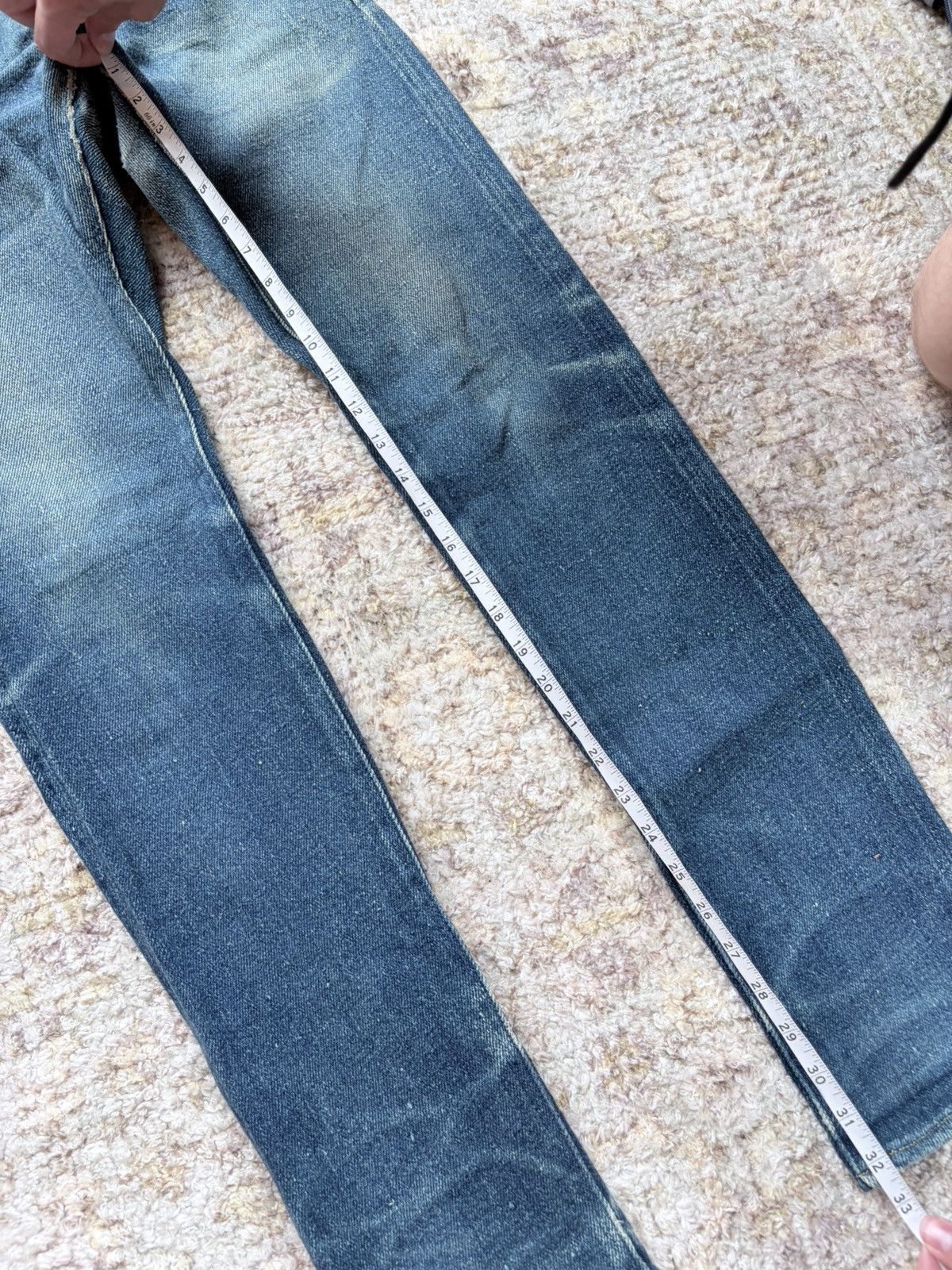 Oni Heavily Worn ONI Selvedge Denim : Pink Selvedge ID Size US 29 - 10 Thumbnail