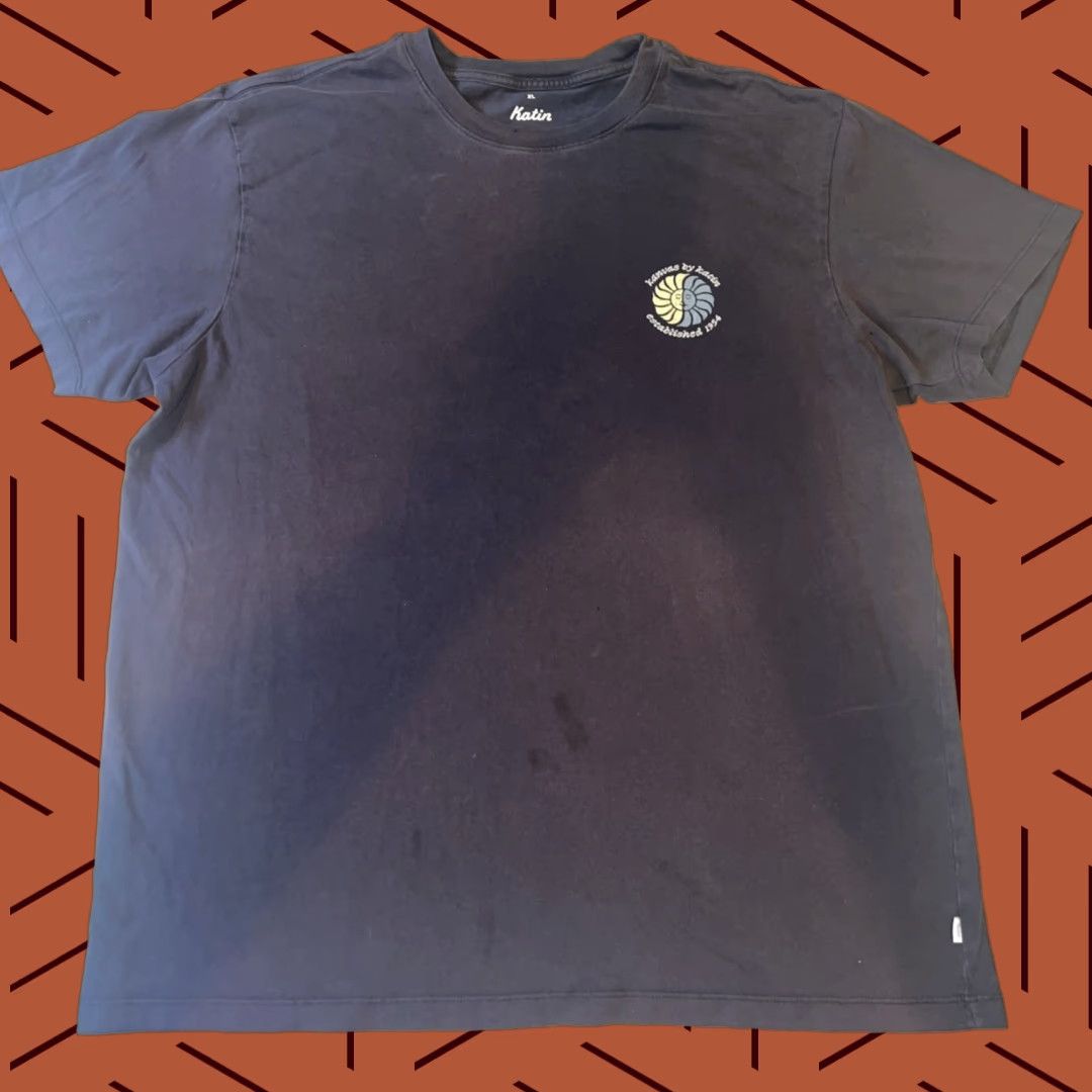 Katin VINTAGE Kanvas By Katin Surfer Sun Shines On Everyone Shirt XL Blue Sun Vintage Shirt (Men) Size US XL / EU 56 / 4 - 1 Thumbnail