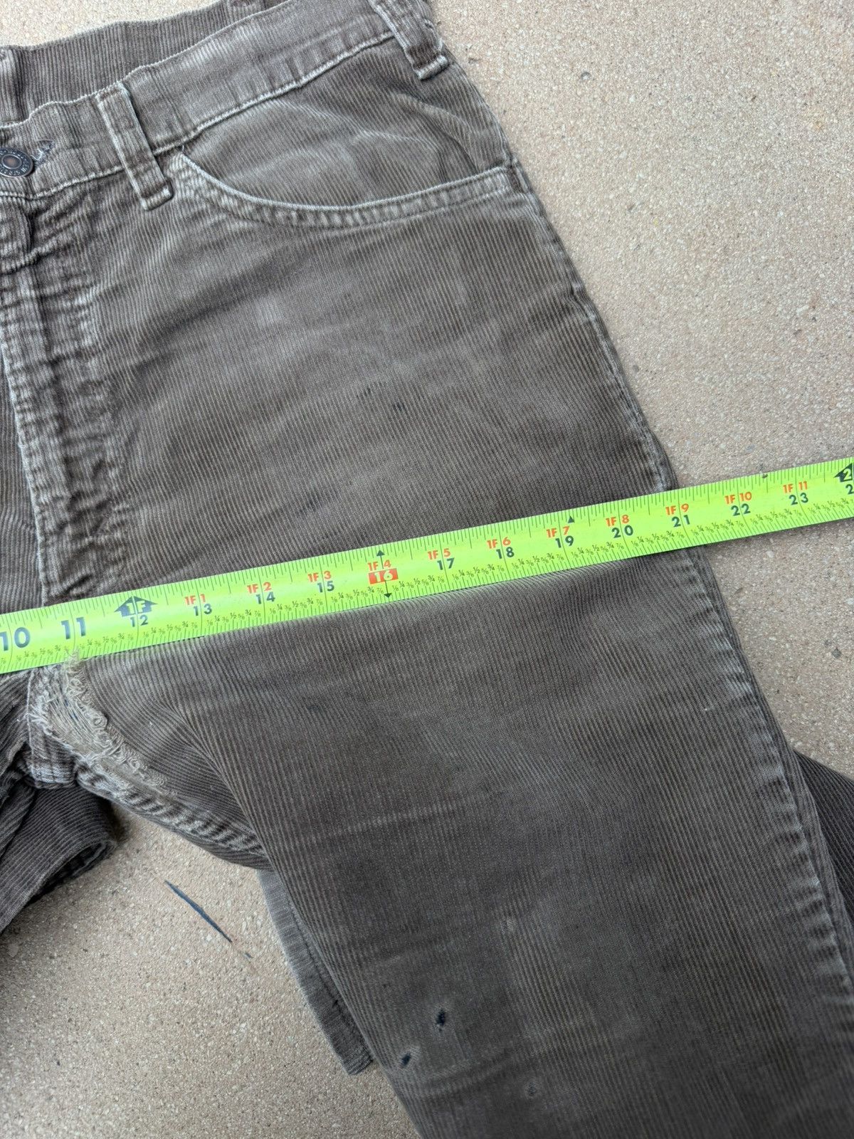 Levi's Vtg 70’s Levi’s 646 Flare Faded Brown Corduroy Pants 32x31 Size US 32 / EU 48 - 11 Thumbnail