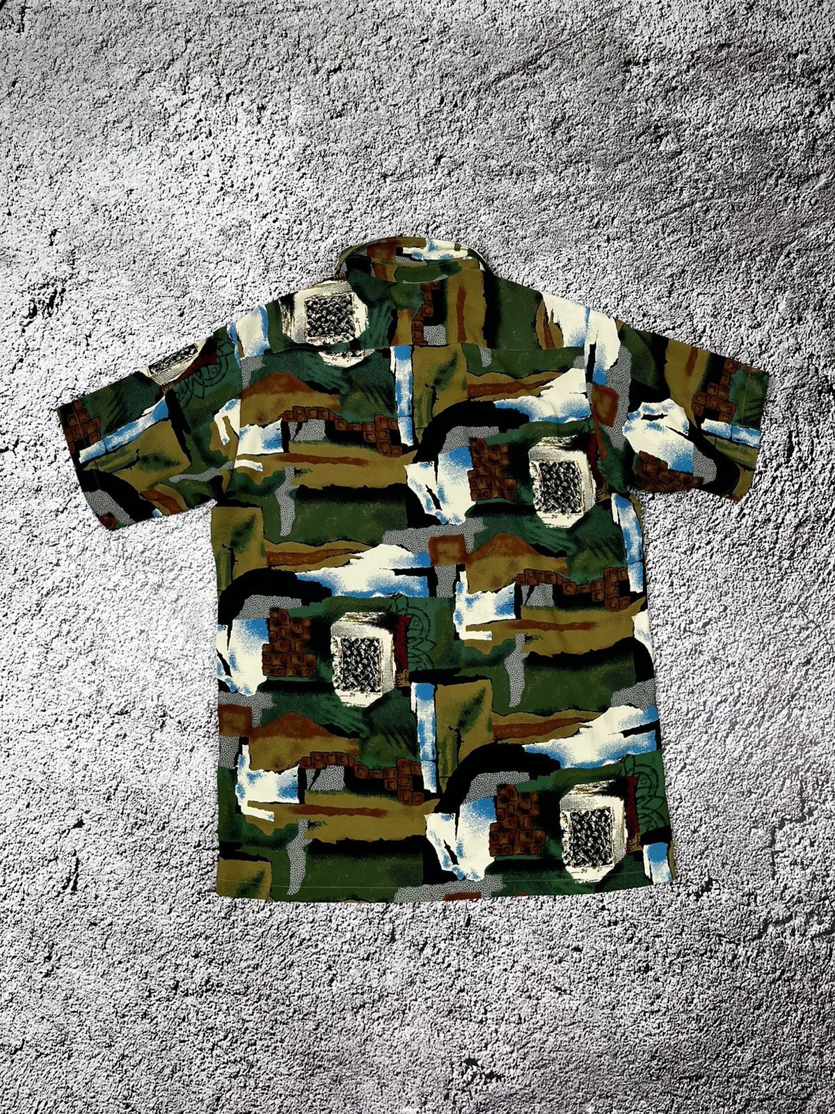 Vintage Vintage Christian Dior Style 90S Abstract Shirt size L Size US L / EU 52-54 / 3 - 6 Thumbnail
