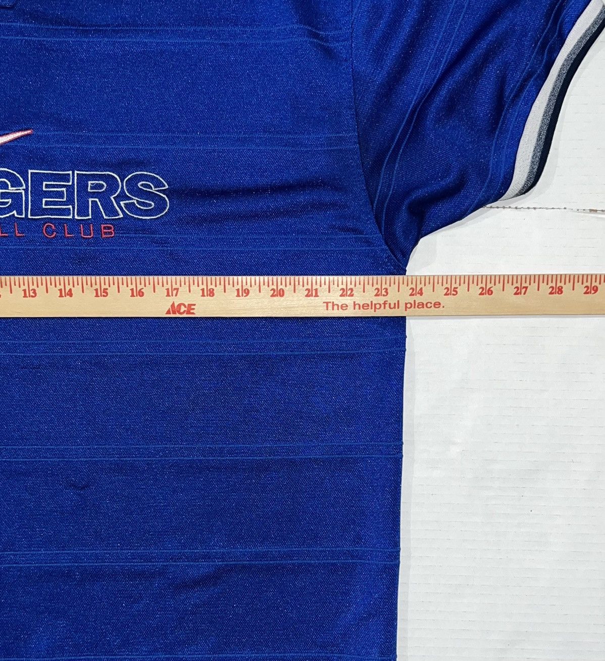 Nike Vintage 1997 Glasgow Rangers Nike Training Jersey Xl Y2k Size US XL / EU 56 / 4 - 6 Thumbnail