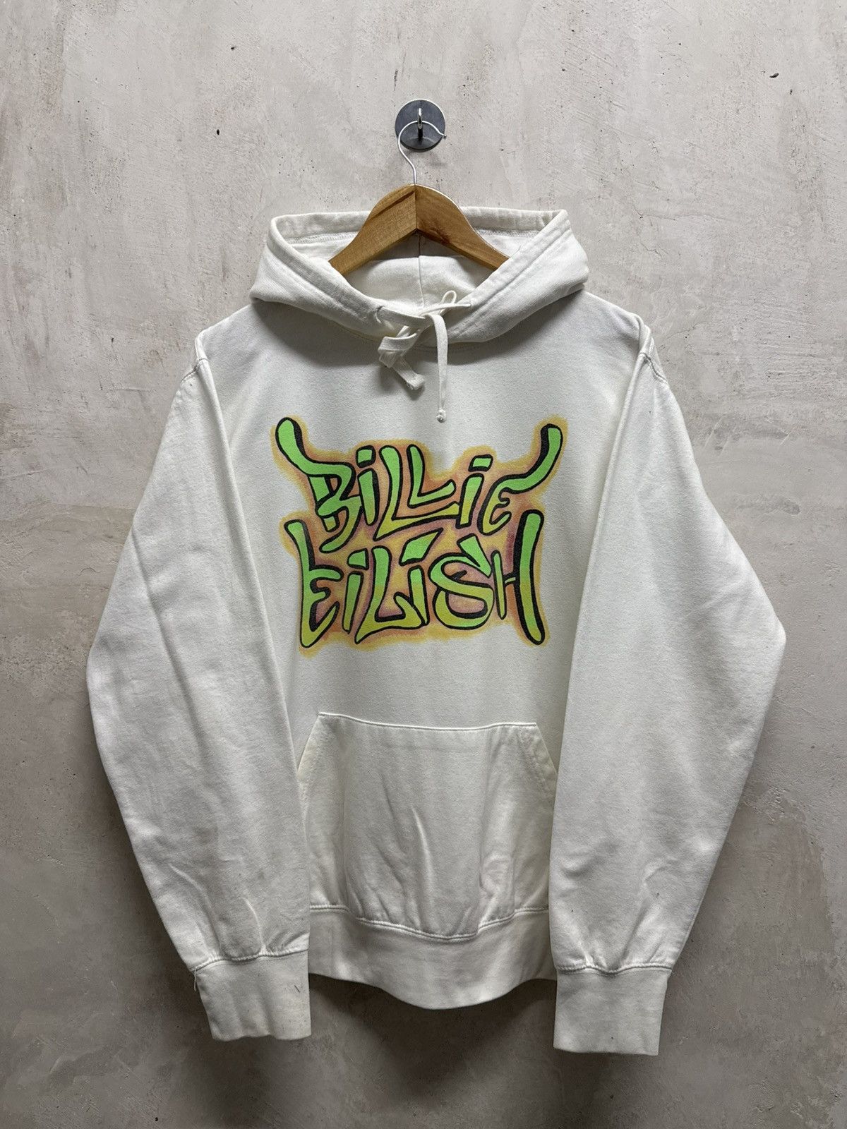 Billie Eilish Billie Eilish Grafitti Neon Spell Out Hoodie Size US S / EU 44-46 / 1 - 1 Thumbnail