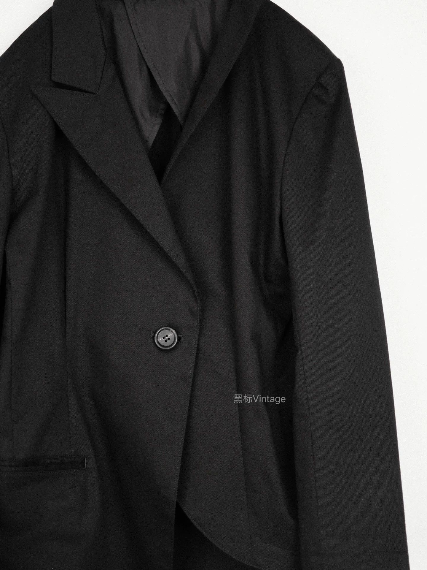 Yohji Yamamoto Yohji Yamamoto 25aw Vintage Asym Odd Collar Suit Women's Size XS / US 0-2 / IT 36-38 - 4 Thumbnail