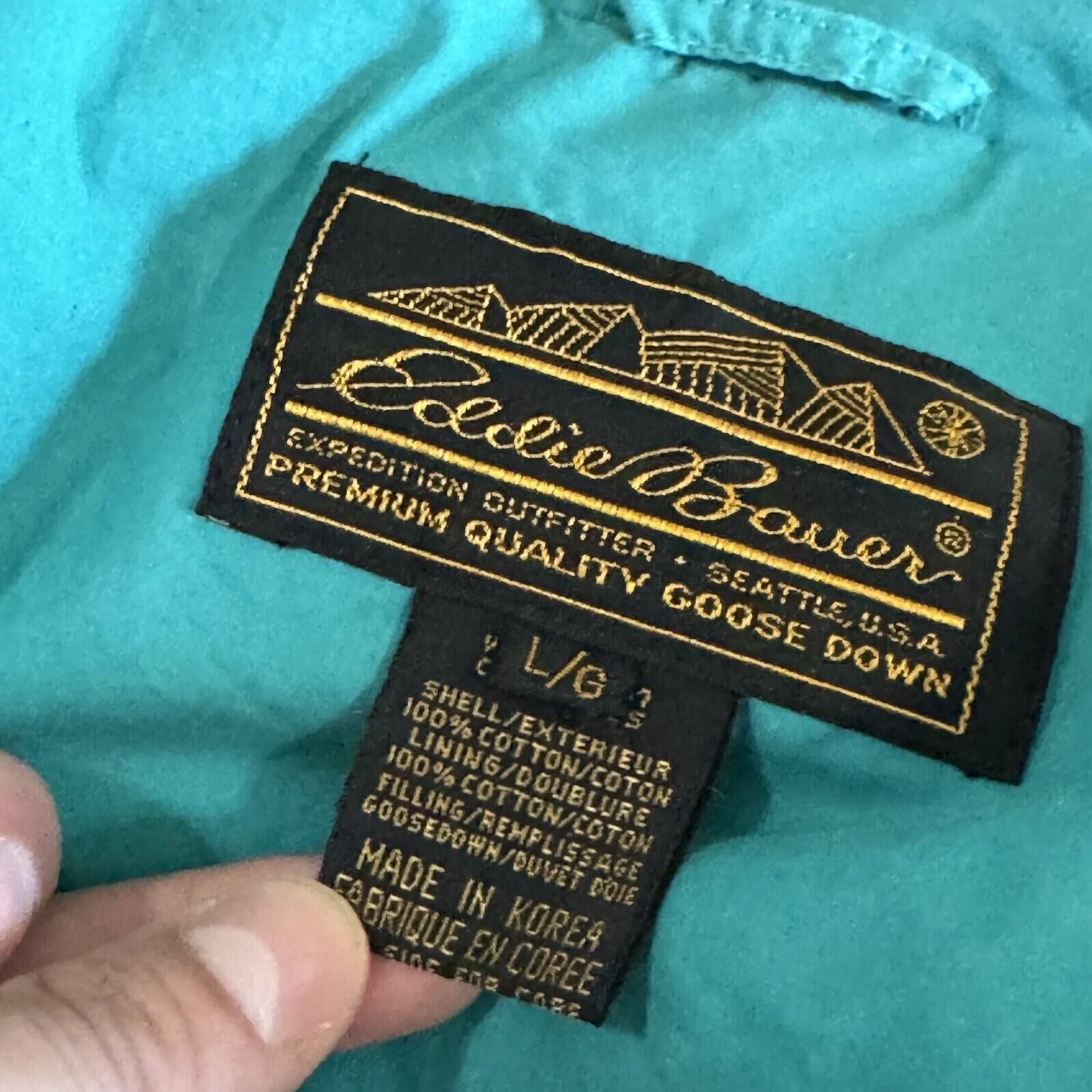Eddie Bauer Vintage 90s Eddie Bauer Goose Down Vest Gorpcore Size US L / EU 52-54 / 3 - 5 Thumbnail