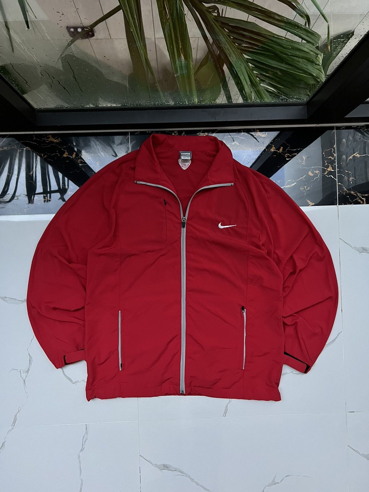 Nike × Vintage 90’s NIKE RETRO SWOOSH LOGO TRACK JACKET Y2K Size US L / EU 52-54 / 3 - 1 Thumbnail