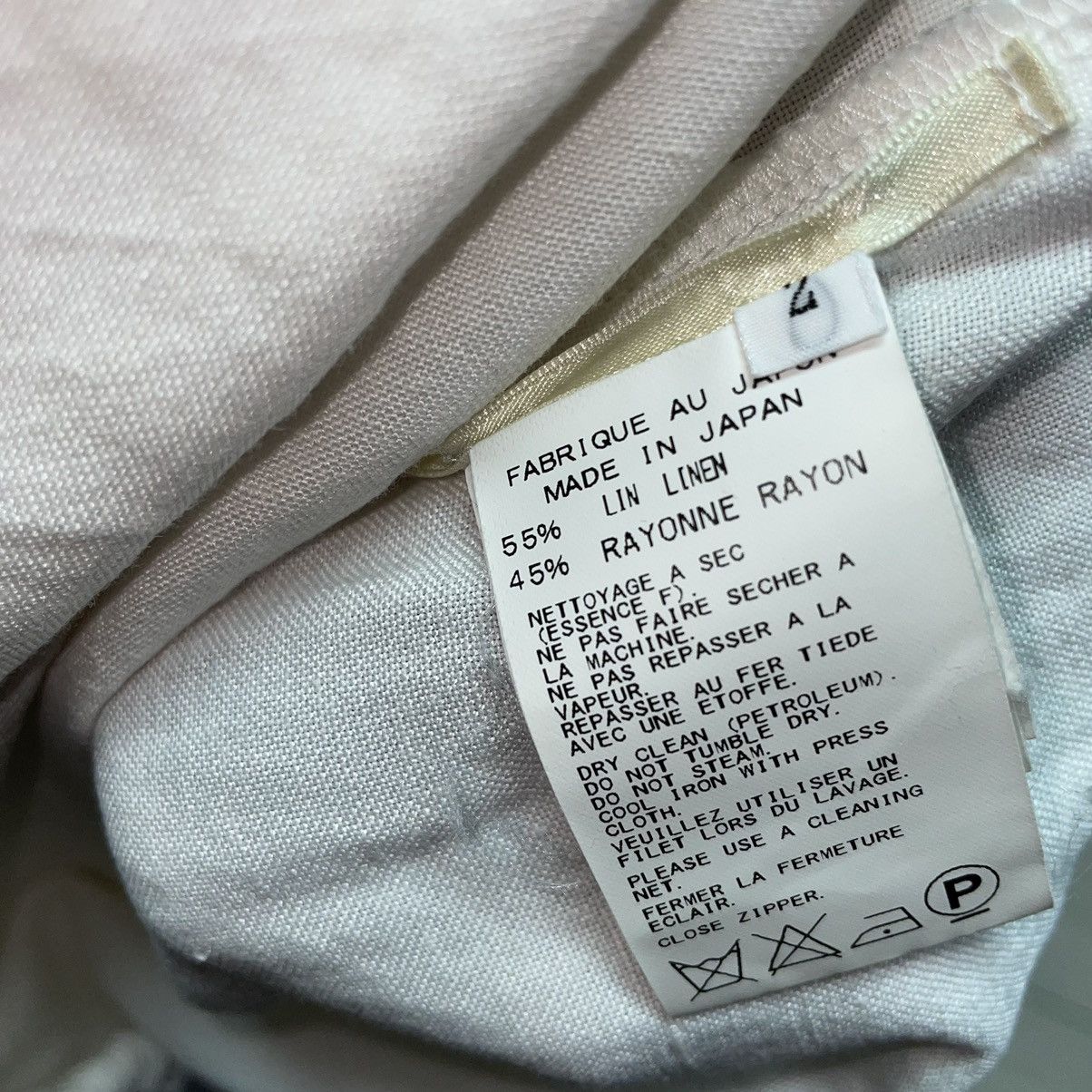 Yohji Yamamoto Yohji Yamamoto Drop Crotch Linen Pants Regulation Size 2 Size US 32 / EU 48 - 5 Thumbnail