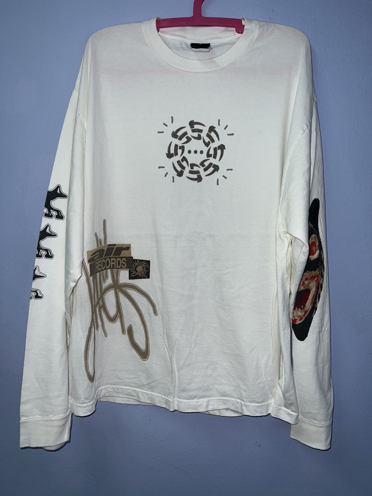 Cactus Jack Travis Scott Air Records Long Sleeve Shirt