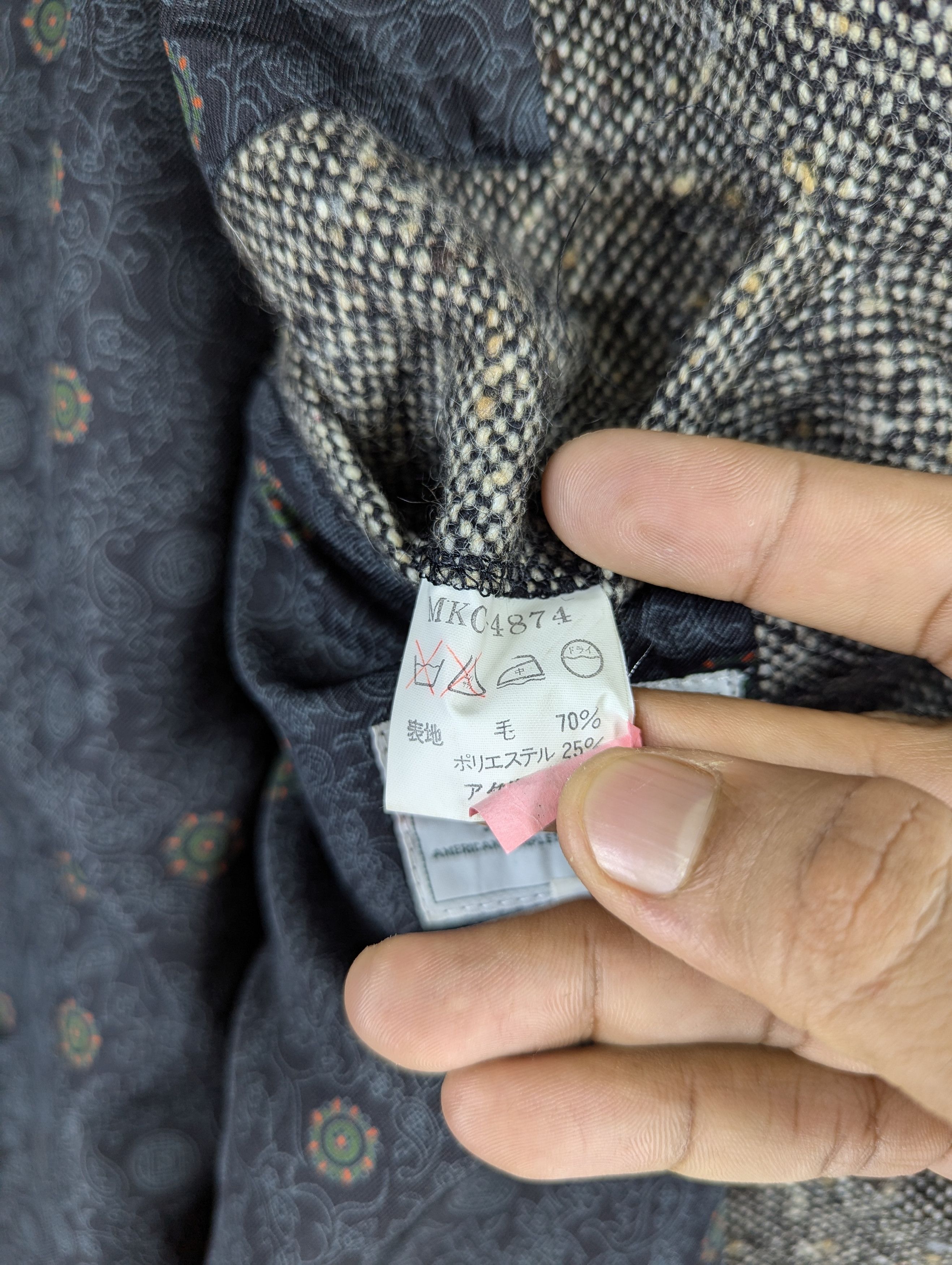 Designer × Vintage × Wrangler Vintage Casey Jones By Wrangler Wool Blazer Jacket Size US L / EU 52-54 / 3 - 9 Thumbnail