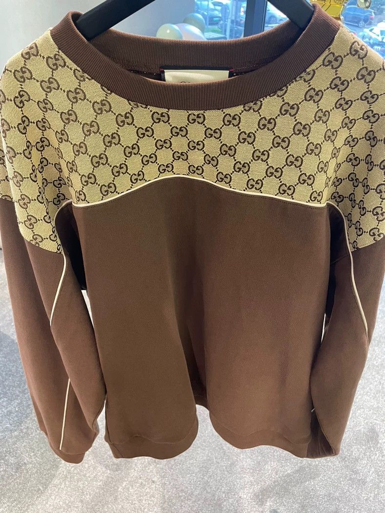 Gucci Gucci Brown Sweatshirt for Autumn-dmc Size US M / EU 48-50 / 2 - 1 Thumbnail