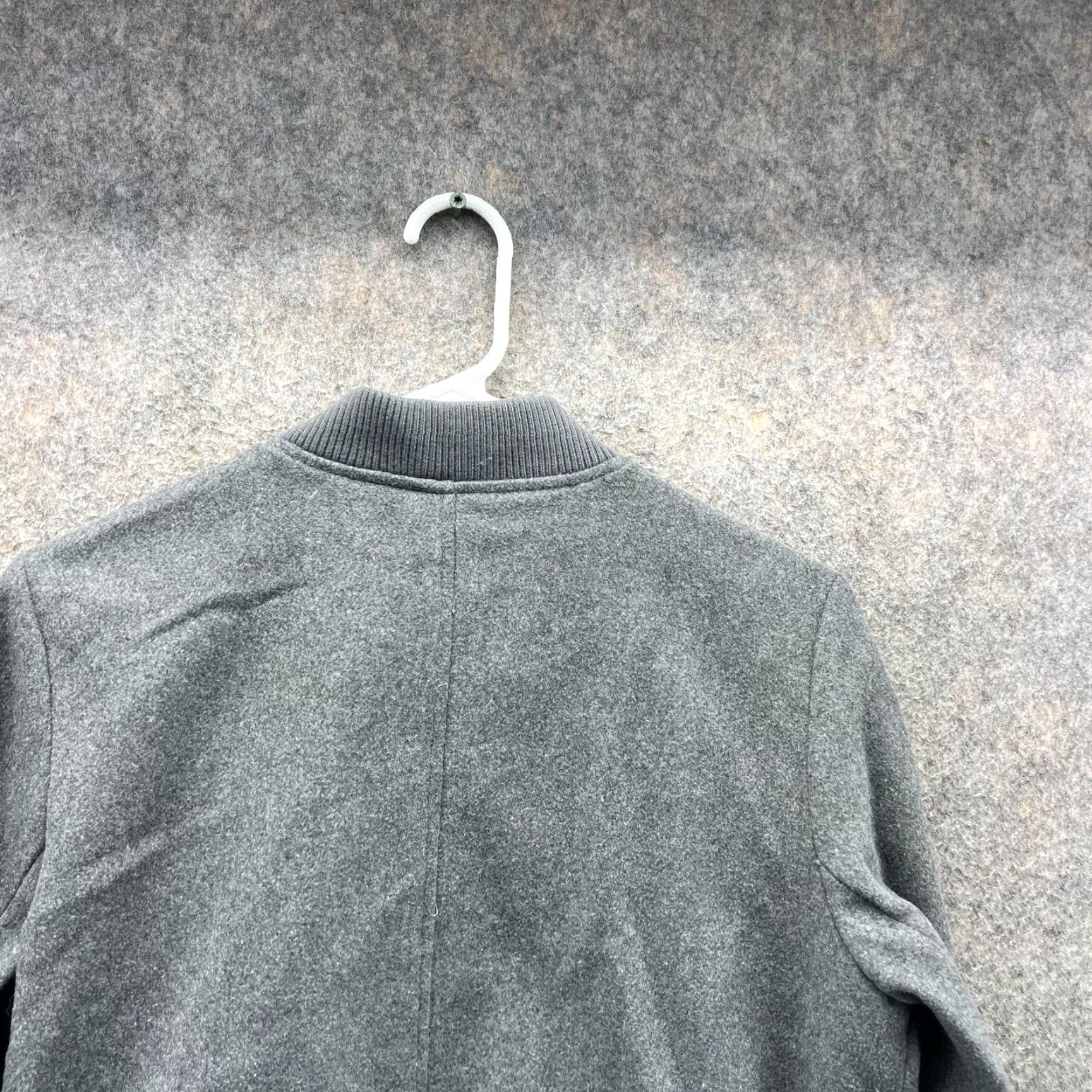 Levi's Levi's Jacket Womens Medium Bomber Gray Full Zip Fleece Wool Rayon Size M / US 6-8 / IT 42-44 - 2 Thumbnail