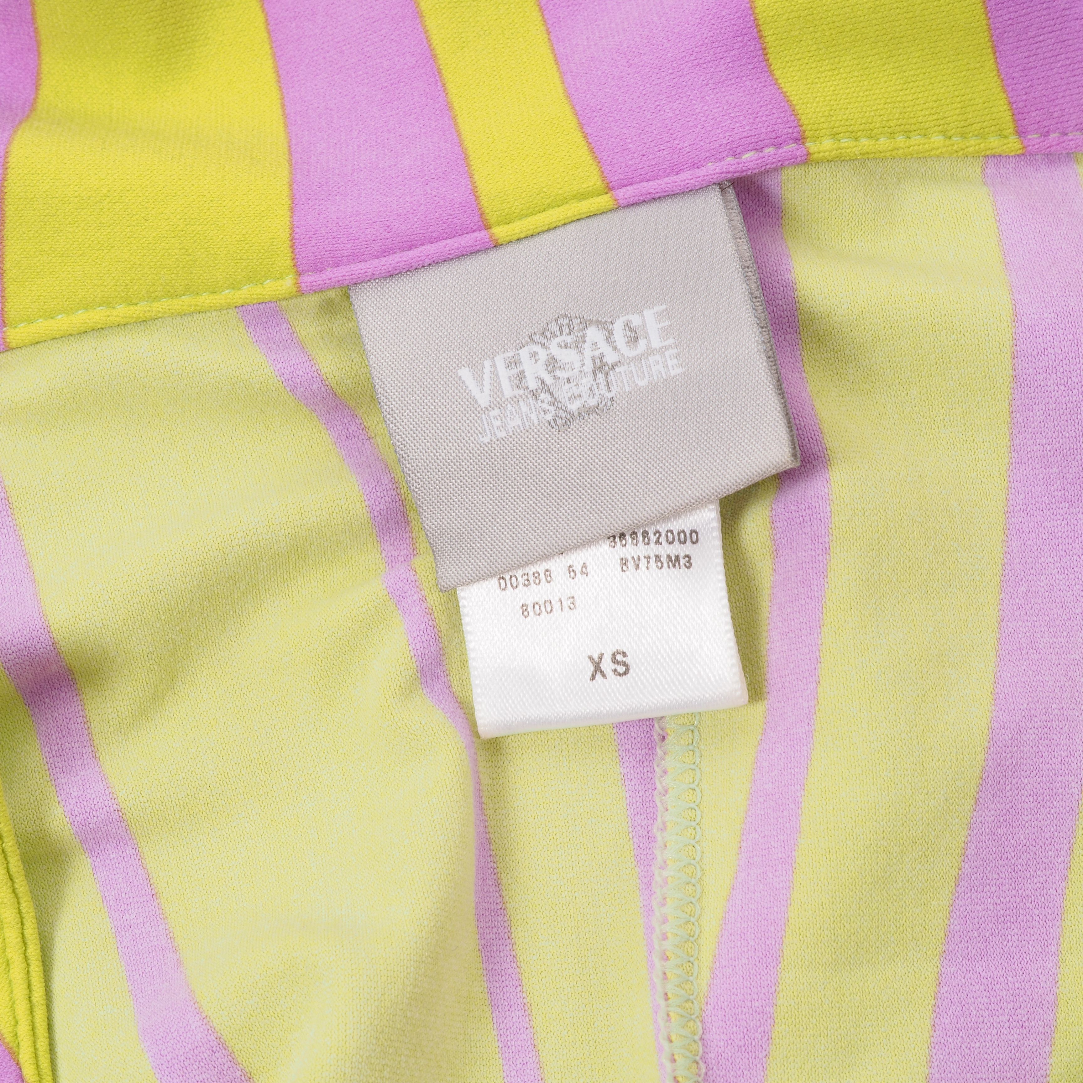 Versace × Versace Jeans Couture Versace Jeans Couture Vintage Stretch 3/4 Sleeve Top Blouse Size XS / US 0-2 / IT 36-38 - 5 Thumbnail
