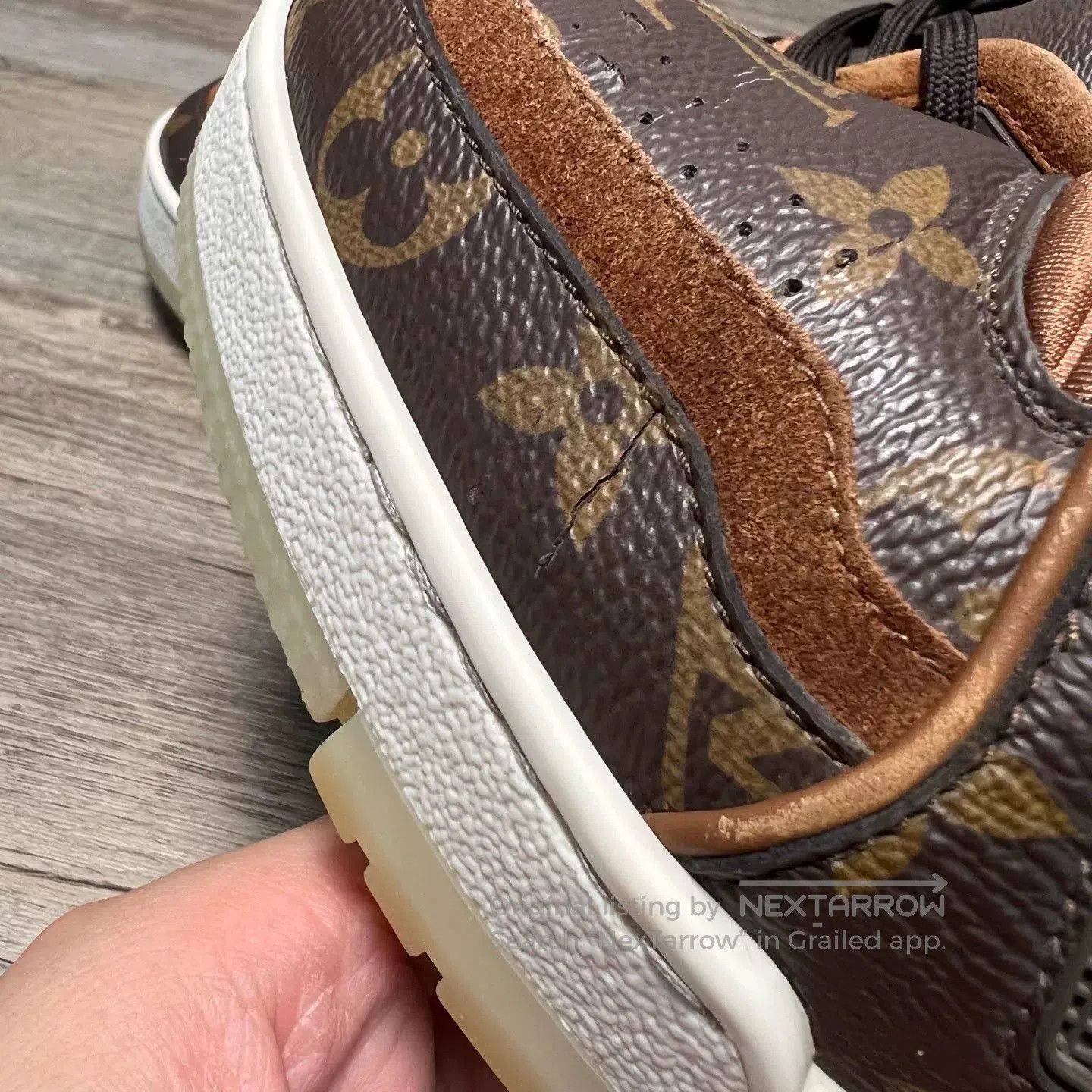 Louis Vuitton LV Trainer Monogram Brown Sneakers. Size US 6 / EU 39 - 8 Thumbnail