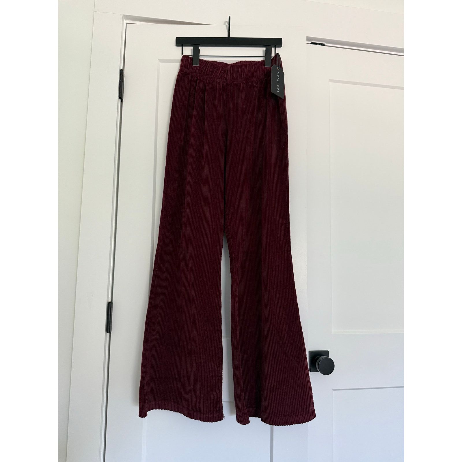 Les Tien $275 New Les Tien Pull Om Corduroy Flares - Bordeaux - Small Size 27" / US 4 / IT 40 - 2 Thumbnail