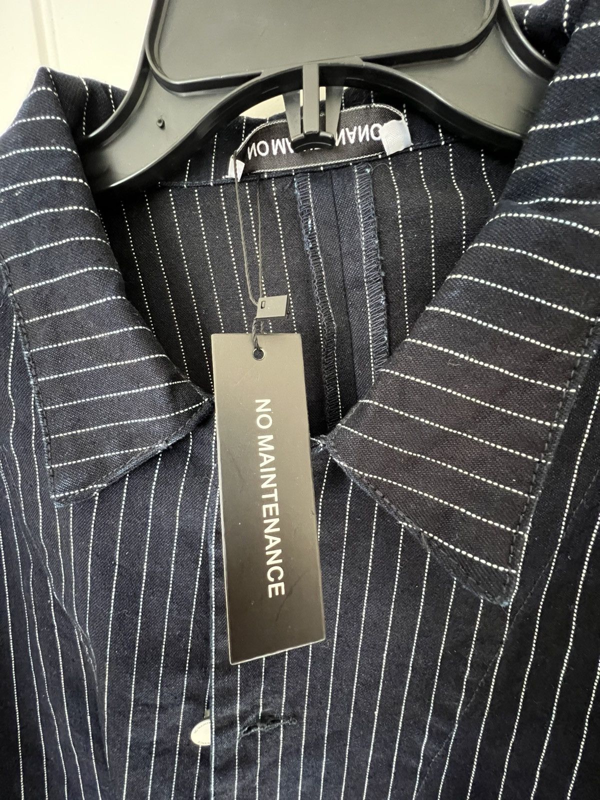 No Maintenance Blue pinstripe chore coat Size US XL / EU 56 / 4 - 2 Thumbnail