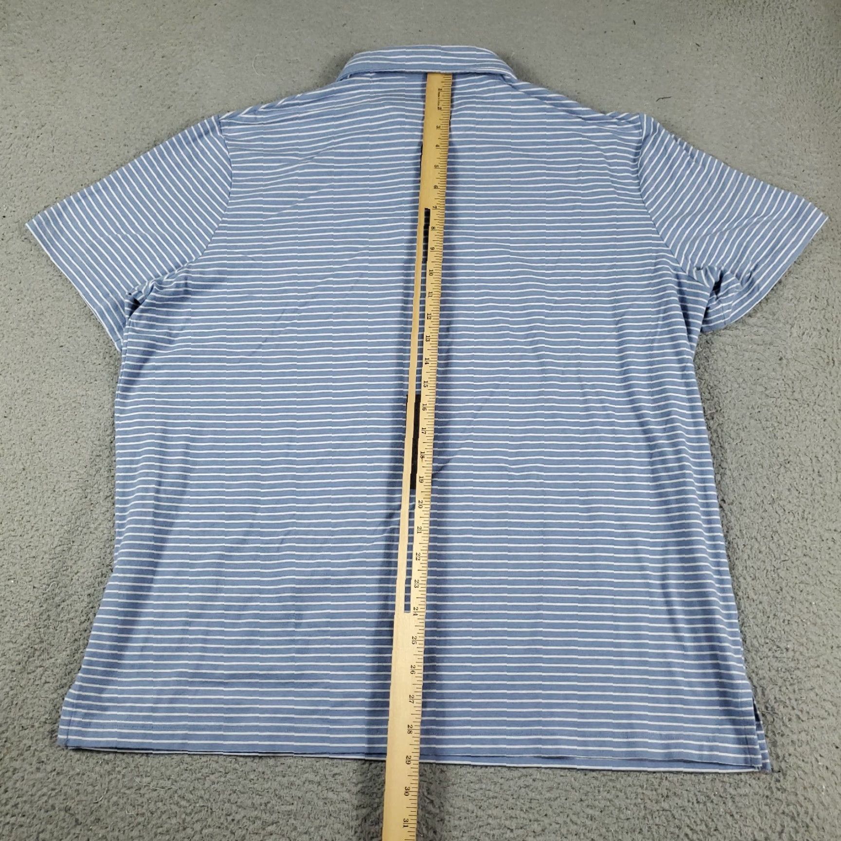 Ralph Lauren RALPH LAUREN Polo Shirt Mens XL Blue Striped Casual Short Sleeve Preppy Size US XL / EU 56 / 4 - 3 Thumbnail