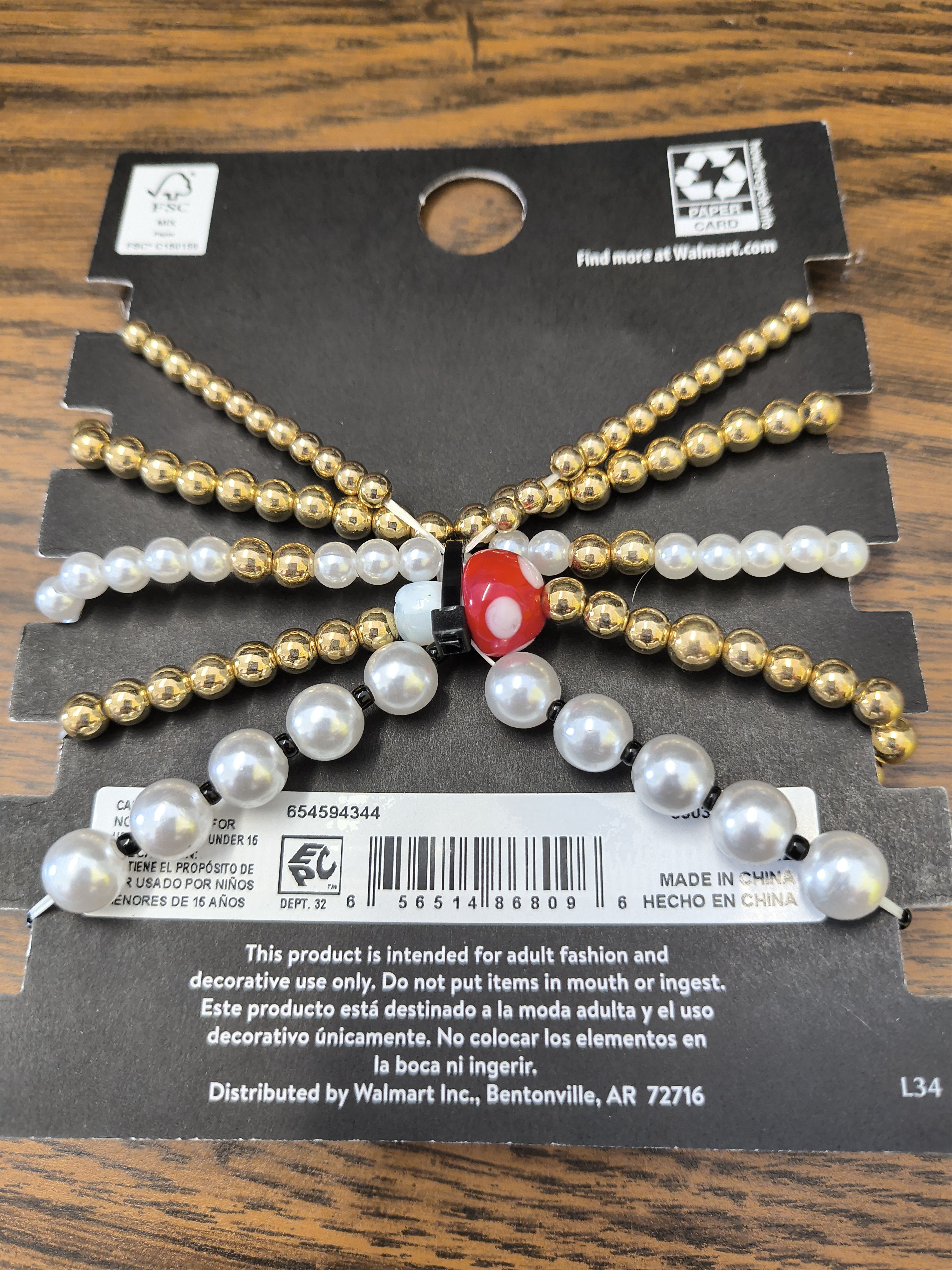 Walmart Set of 5 No Boundaries assorted bracelets Size ONE SIZE - 3 Thumbnail