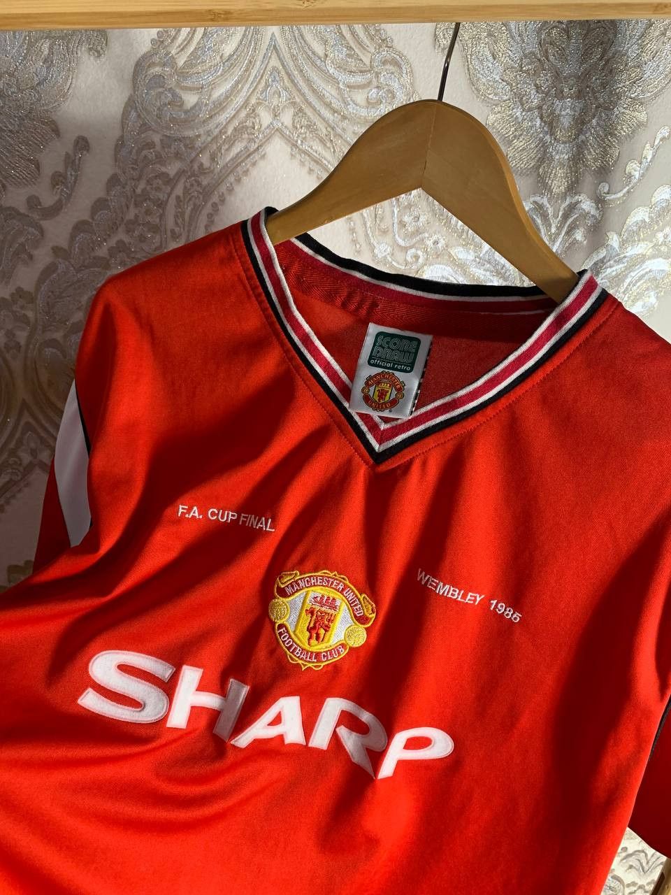 Vintage Very Rare Manchester United England Soccer Jersey Retro 90s Size US XL / EU 56 / 4 - 3 Thumbnail