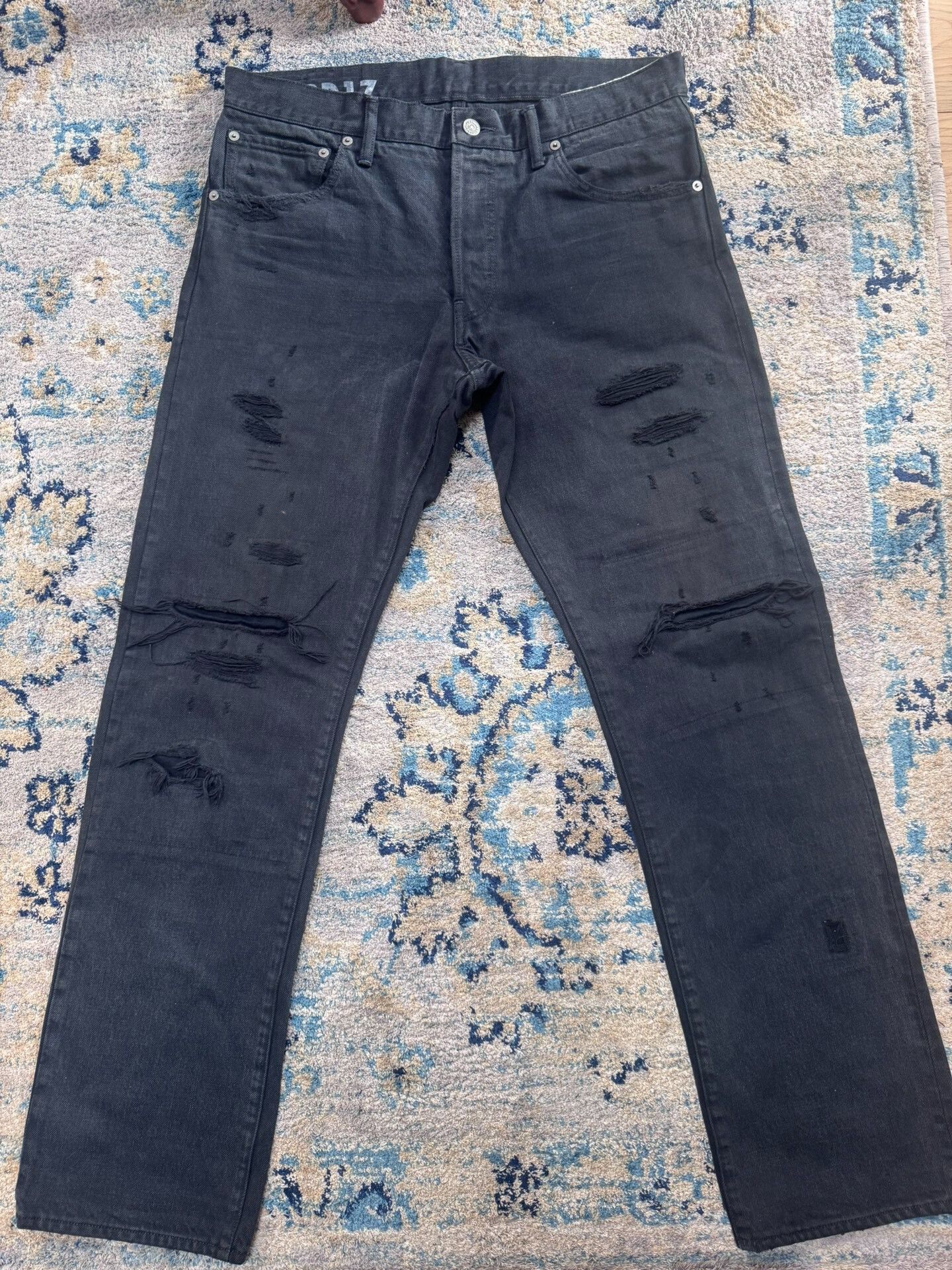Visvim VISVIM 21SS Social 01.2D17 Distressed Jeans Size US 34 / EU 50 - 1 Thumbnail