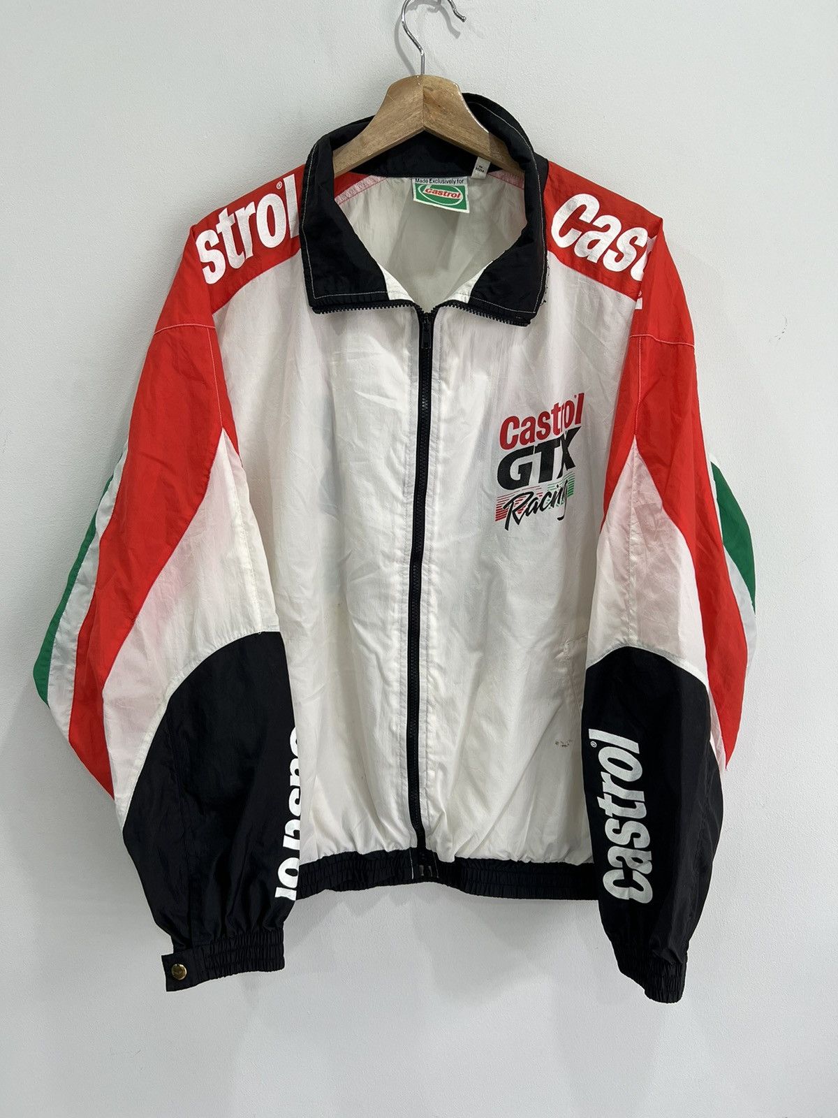 Vintage Vintage Castrol Racing Jacket Windbreaker gas promo Size US XL / EU 56 / 4 - 1 Thumbnail