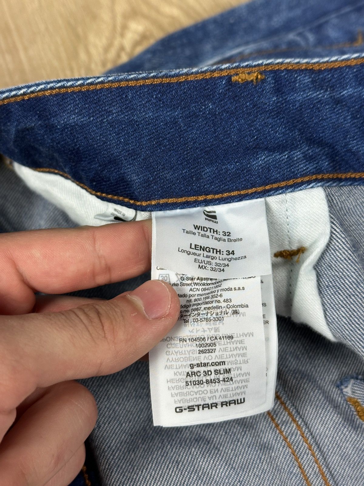 G-Star NEW🏷️ G-Star Raw Arc 3D Slim Denim Jeans Size US 32 / EU 48 - 6 Thumbnail