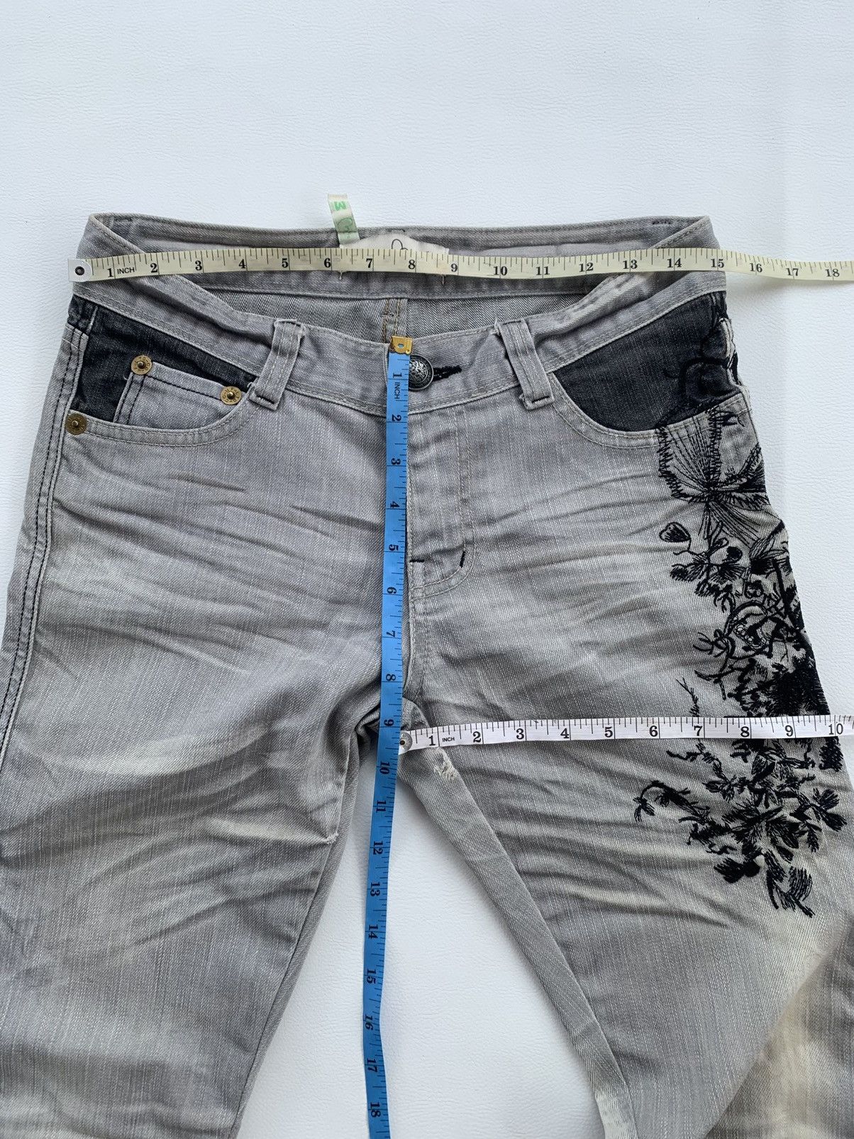 Japanese Brand Mere Jeans Gothic Tokyo Style Japanese Jeans Pants Size 28" / US 6 / IT 42 - 9 Thumbnail