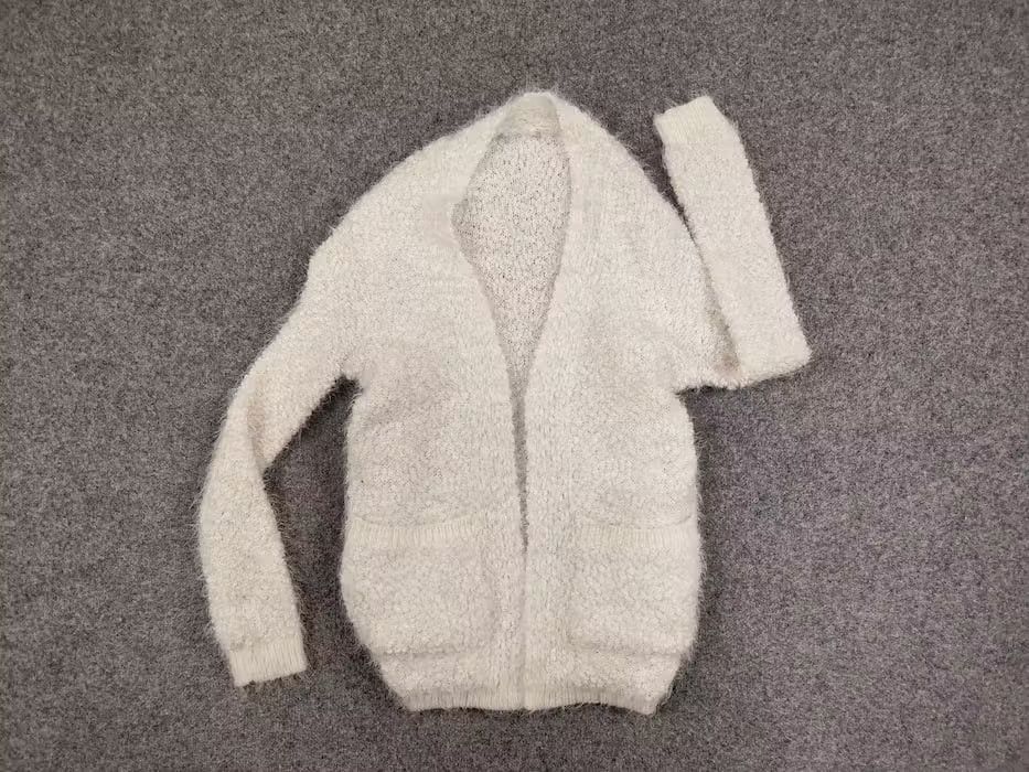 Japanese Brand Rare Vintage Japanese Cardigan Mohair Style Fuzzy Sweater Size L / US 10 / IT 46 - 5 Thumbnail