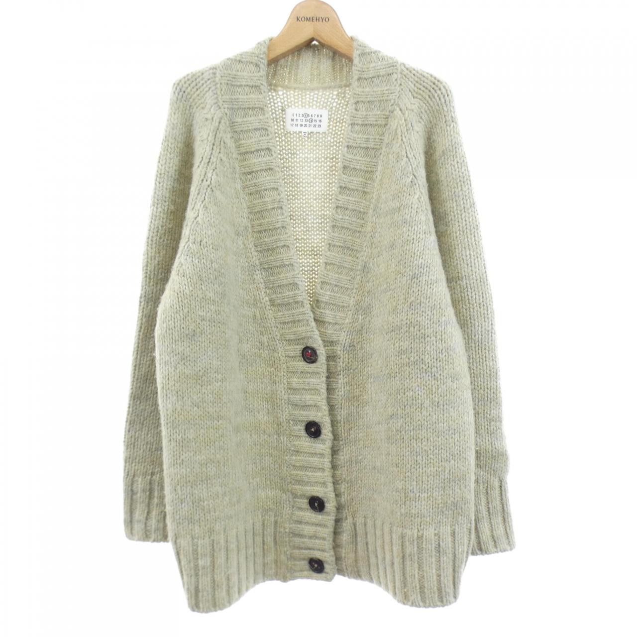 Maison Margiela Maison Margiela Maison Margiela Wool Cardigan Textile Tops SI0GP0004 DUTY FREE for USA Size ONE SIZE - 1 Thumbnail