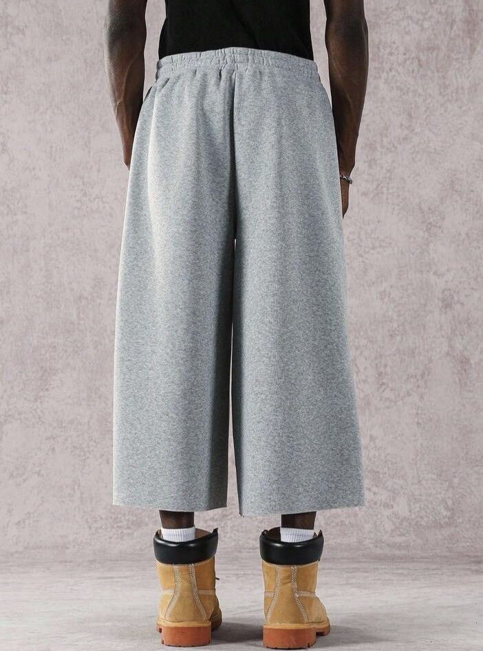 Other Gray Cropped Wide-Leg Sweatpants Size US 29 - 2 Thumbnail