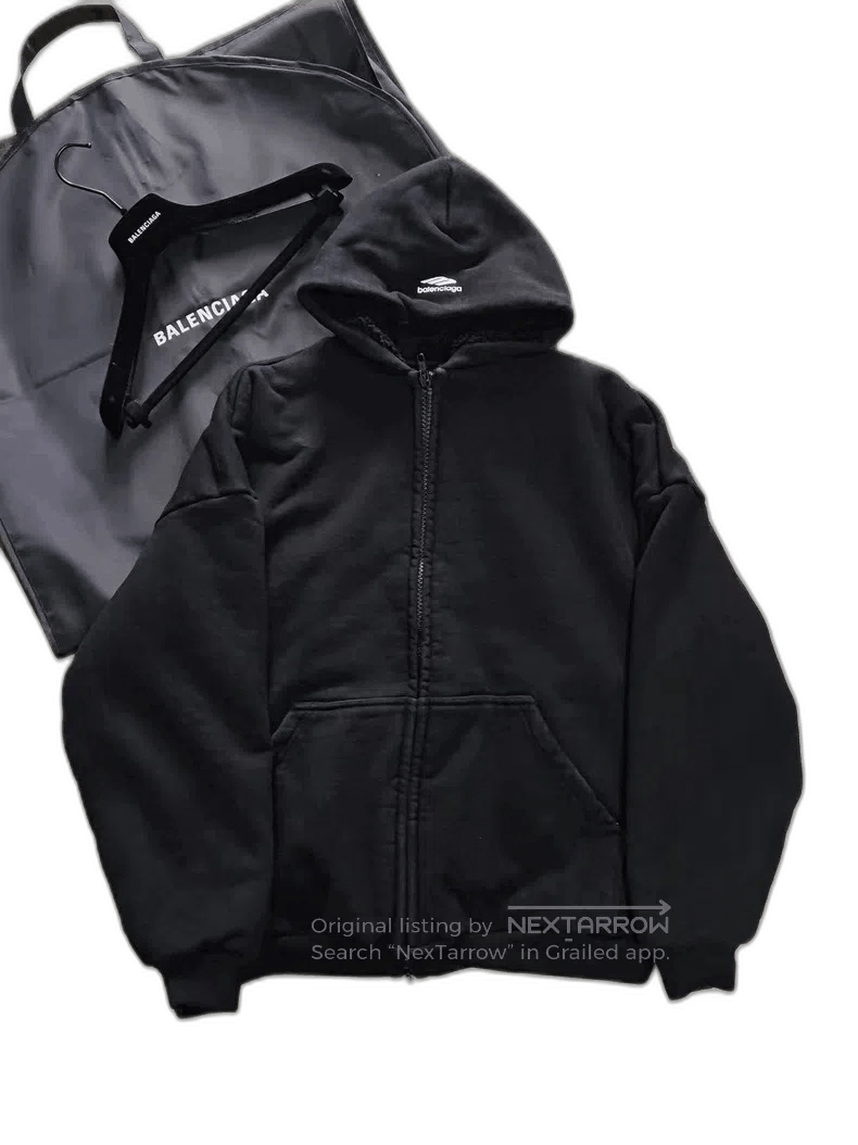Balenciaga Balenciaga Skiwear Sports Zip Up Hoodie. Size US M / EU 48-50 / 2 - 1 Thumbnail