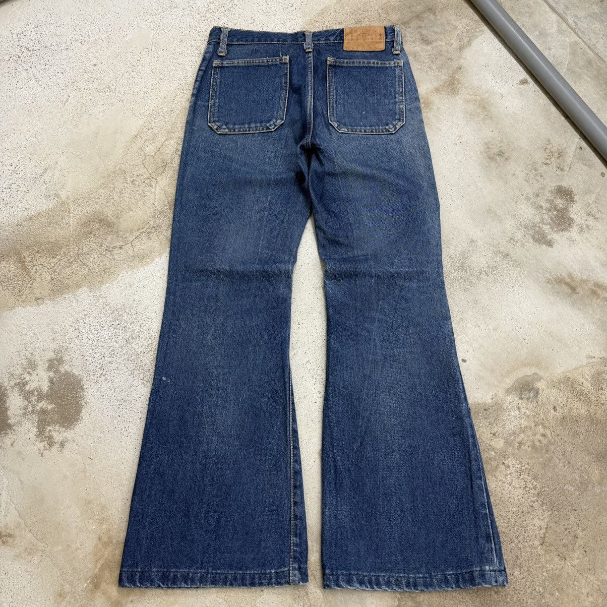 Edwin Vintage Late 80s Edwin Scovill Flare Denim Pants Size US 29 - 2 Thumbnail