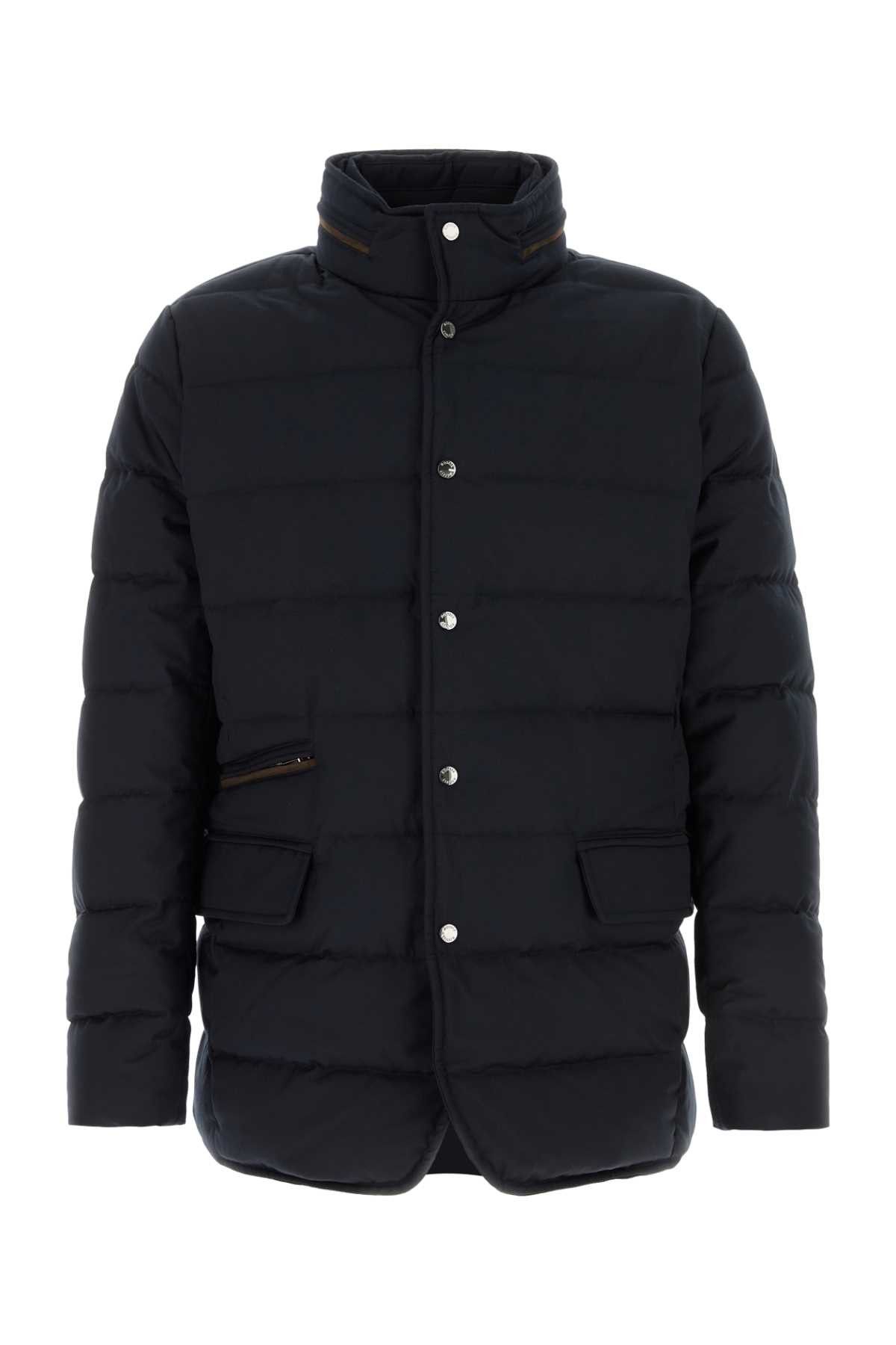MooRER Midnight Blue Polyester Blend Ilvo Down Jacket Size US XXL / EU 58 / 5 - 1 Thumbnail