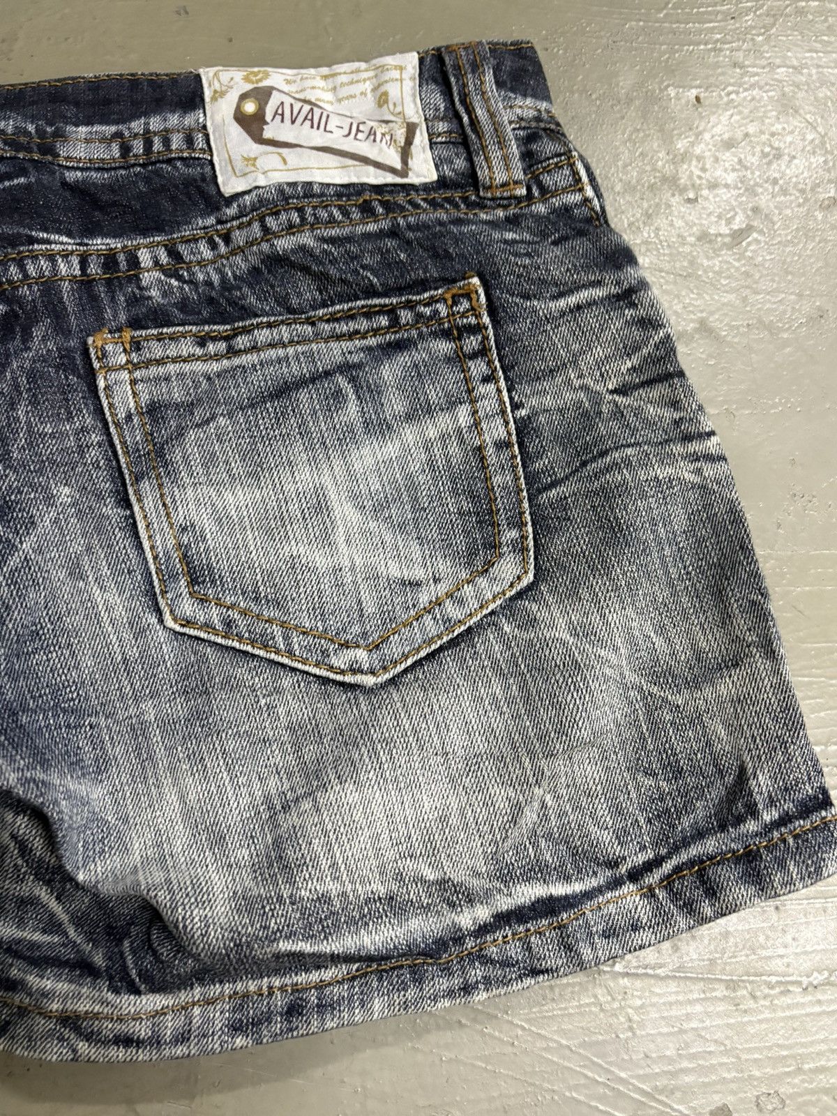 If Six Was Nine RNA H Naoto Acid Wash Japanese brand Denim shorts Size 30" / US 8 / IT 44 - 12 Thumbnail