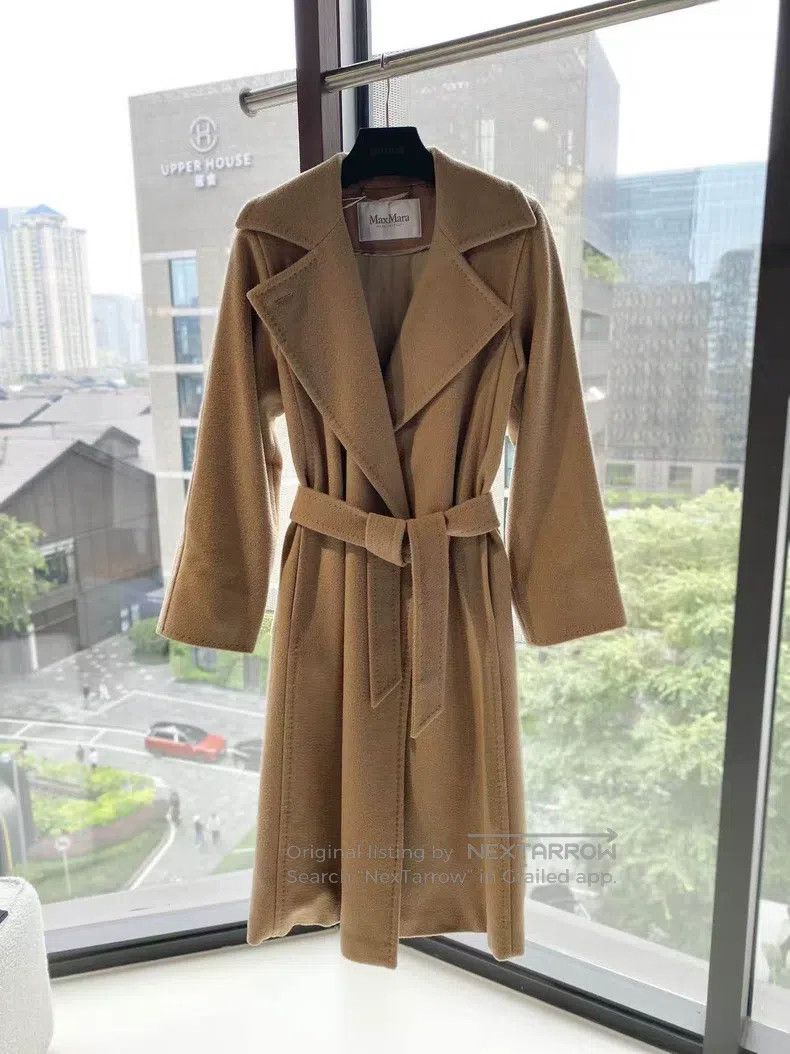 Max Mara Max Mara Camel-colored belt coat Size XXS / US 00 / IT 34 - 2 Thumbnail