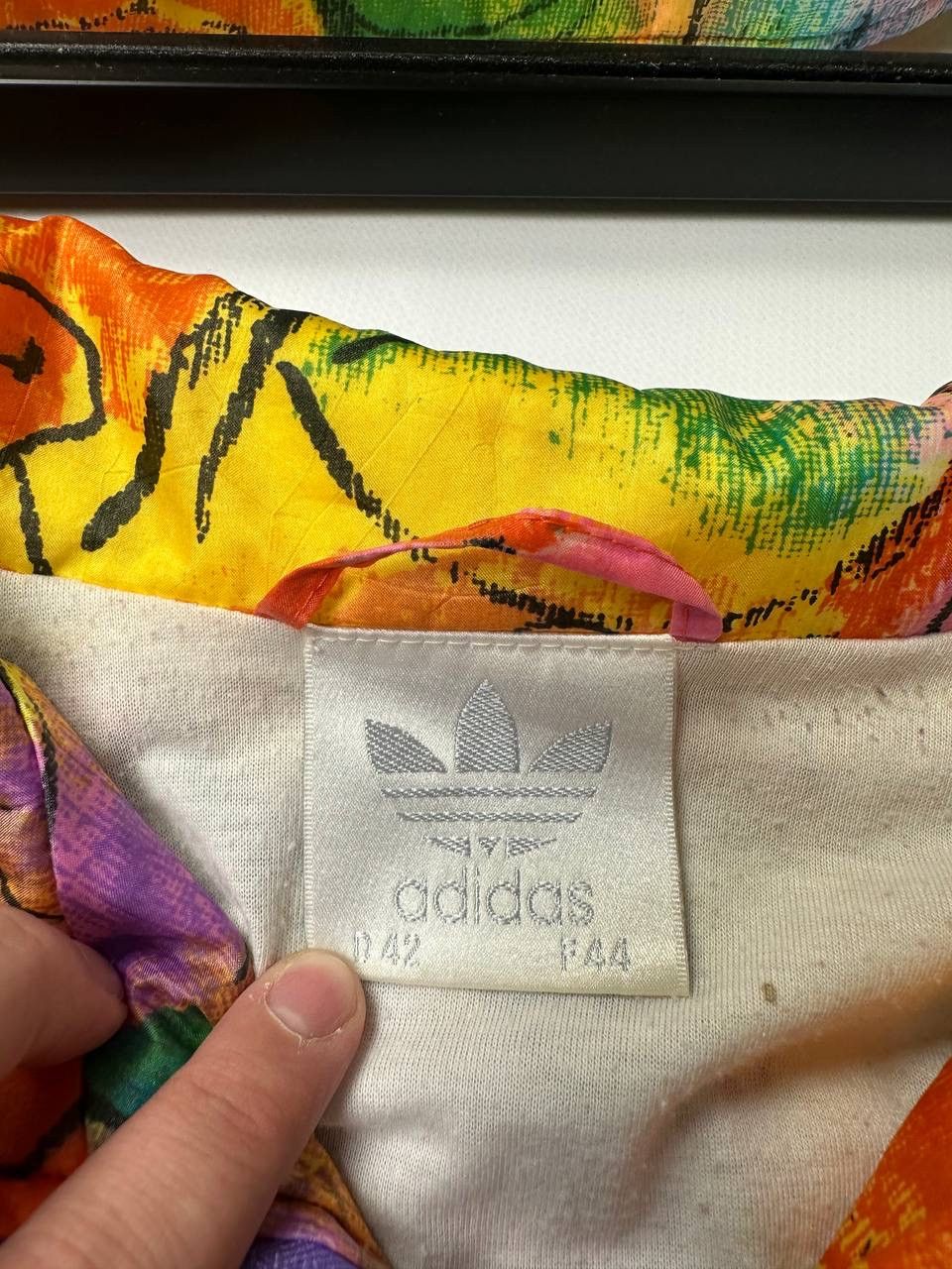 Adidas 🔥Rare Floral Abstract Windbreaker Jacket 90’s All Printed Size US M / EU 48-50 / 2 - 6 Thumbnail