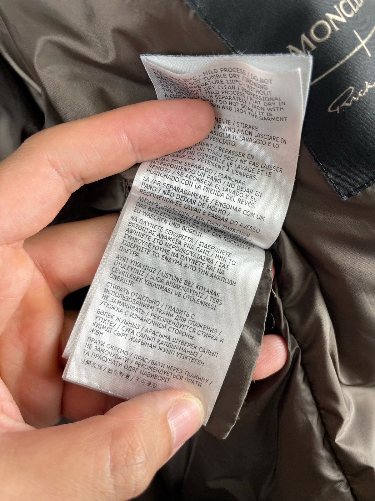 Moncler × Rick Owens Rick Owens x Moncler Back Zip Down Jacket Size US S / EU 44-46 / 1 - 13 Thumbnail