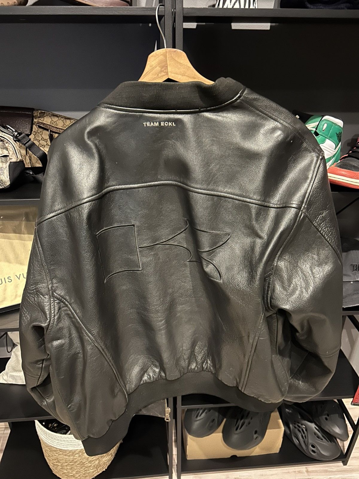 Vintage Vintage jacket leather kawasaki Size US L / EU 52-54 / 3 - 6 Thumbnail