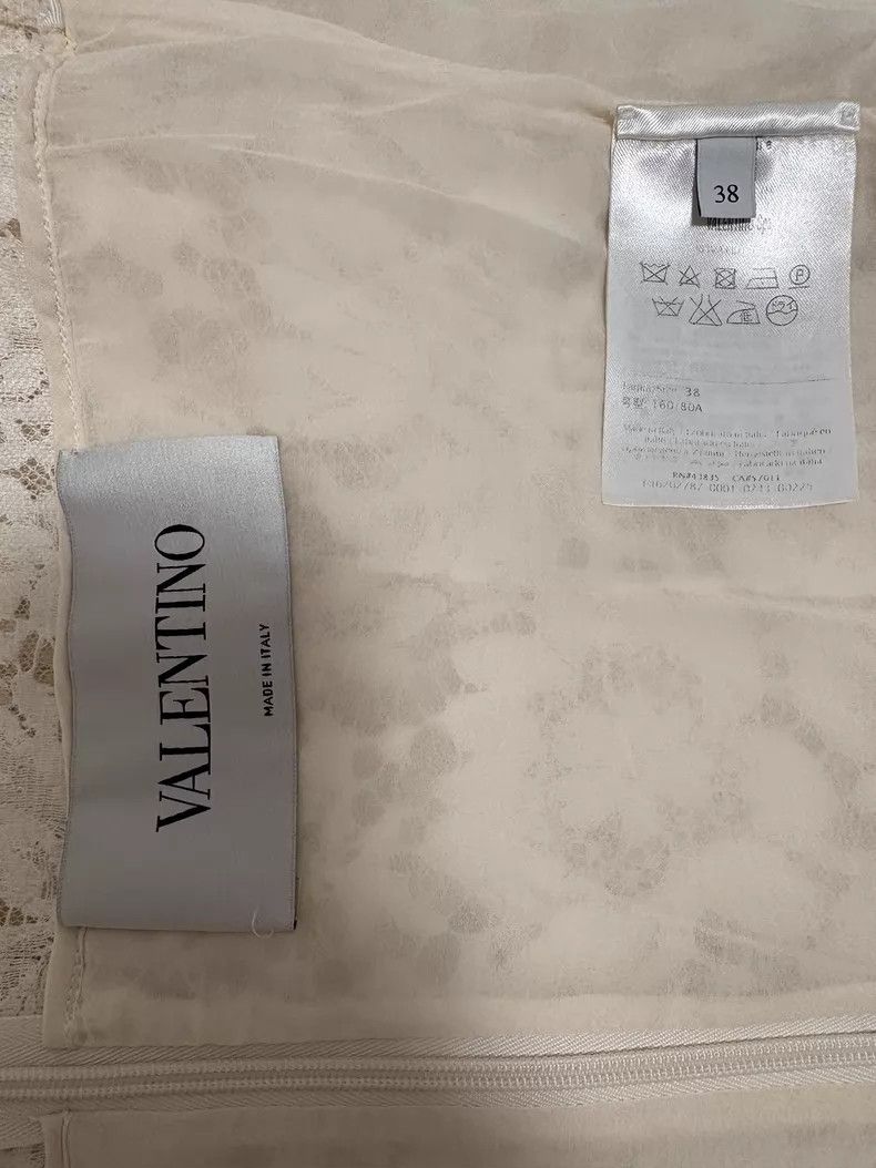 Valentino Valentino White lace dress Size S / US 4 / IT 40 - 9 Thumbnail