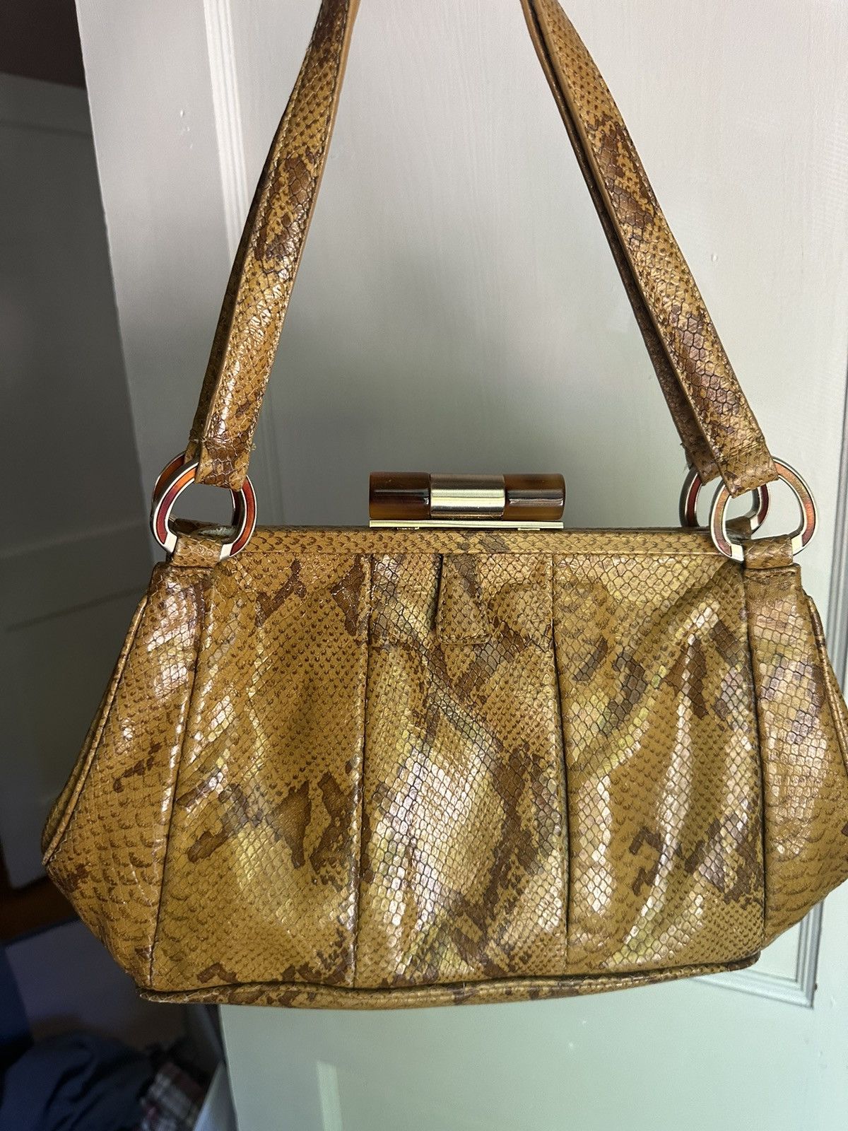 Vintage Snake Skin purse Size ONE SIZE - 2 Thumbnail