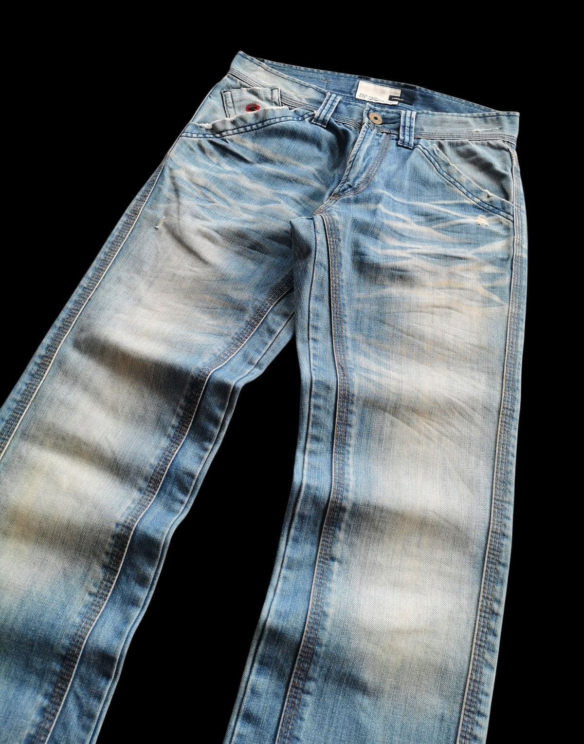 Ed Hardy Y2K Energie Style Clash Jeans Size 30 Vintage Denim Size US 30 / EU 46 - 10 Thumbnail
