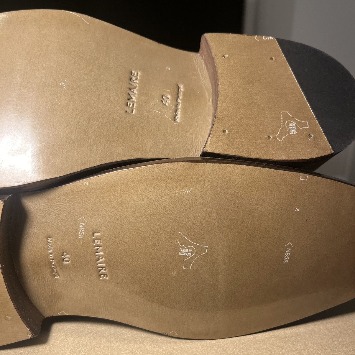 Lemaire Lemaire Piped Zipped Boots in Mushroom Size US 7 / EU 40 - 5 Thumbnail