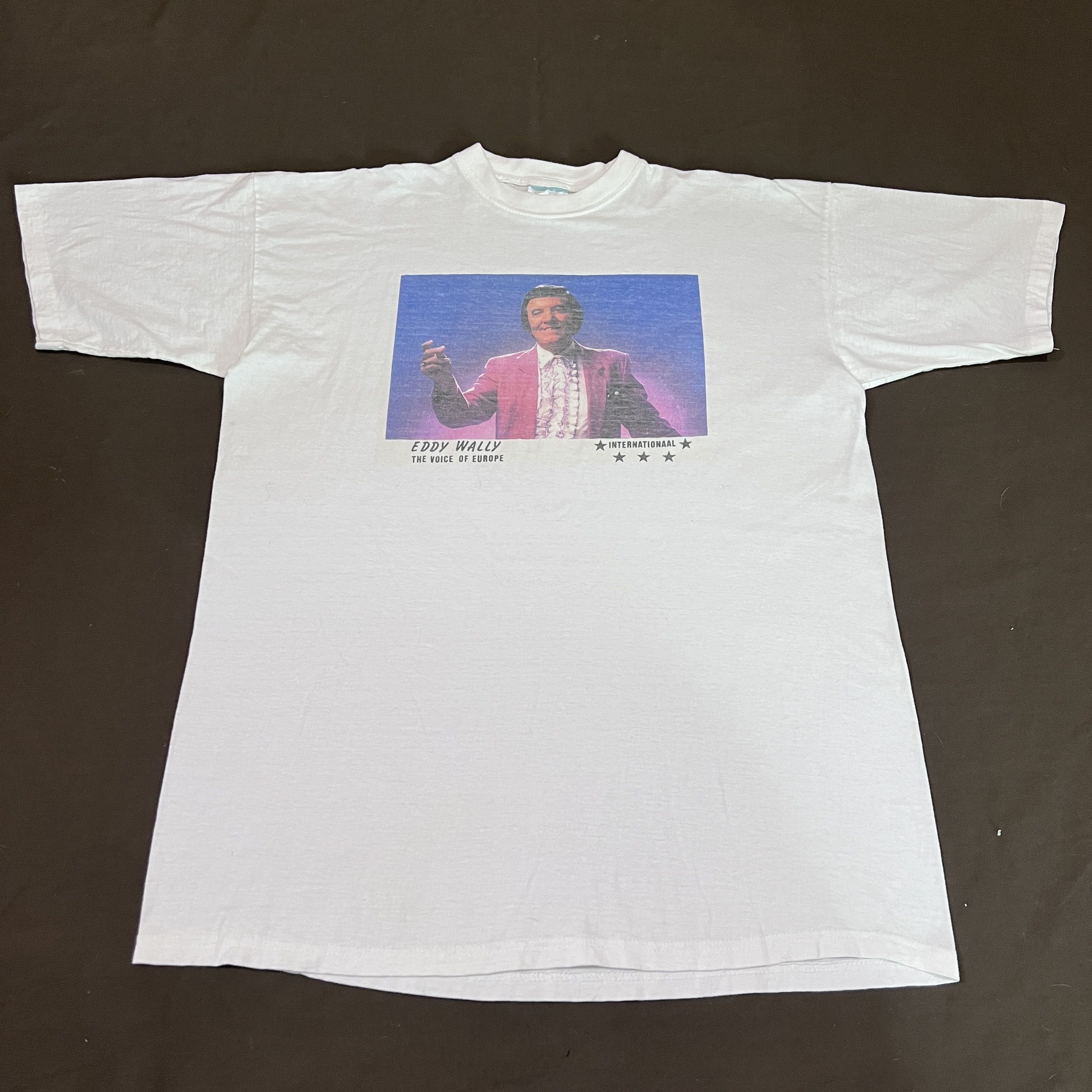 Band Tees × Vintage Vintage Eddy Wally The Voice Of Europa Promo Tee Faded Size US L / EU 52-54 / 3 - 2 Thumbnail